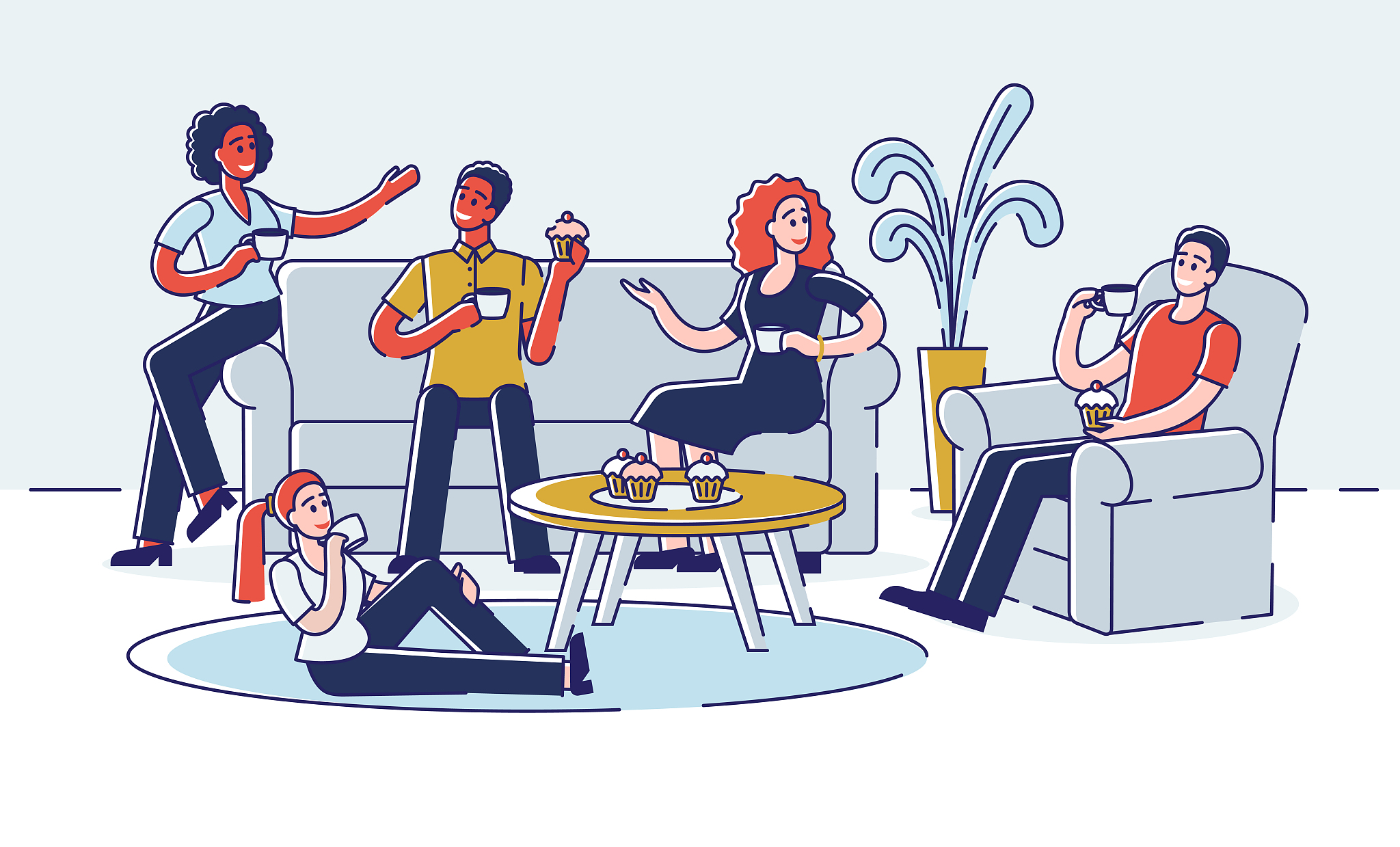 感谢钱总安排的部门下午茶 | 团队凝聚力的体现