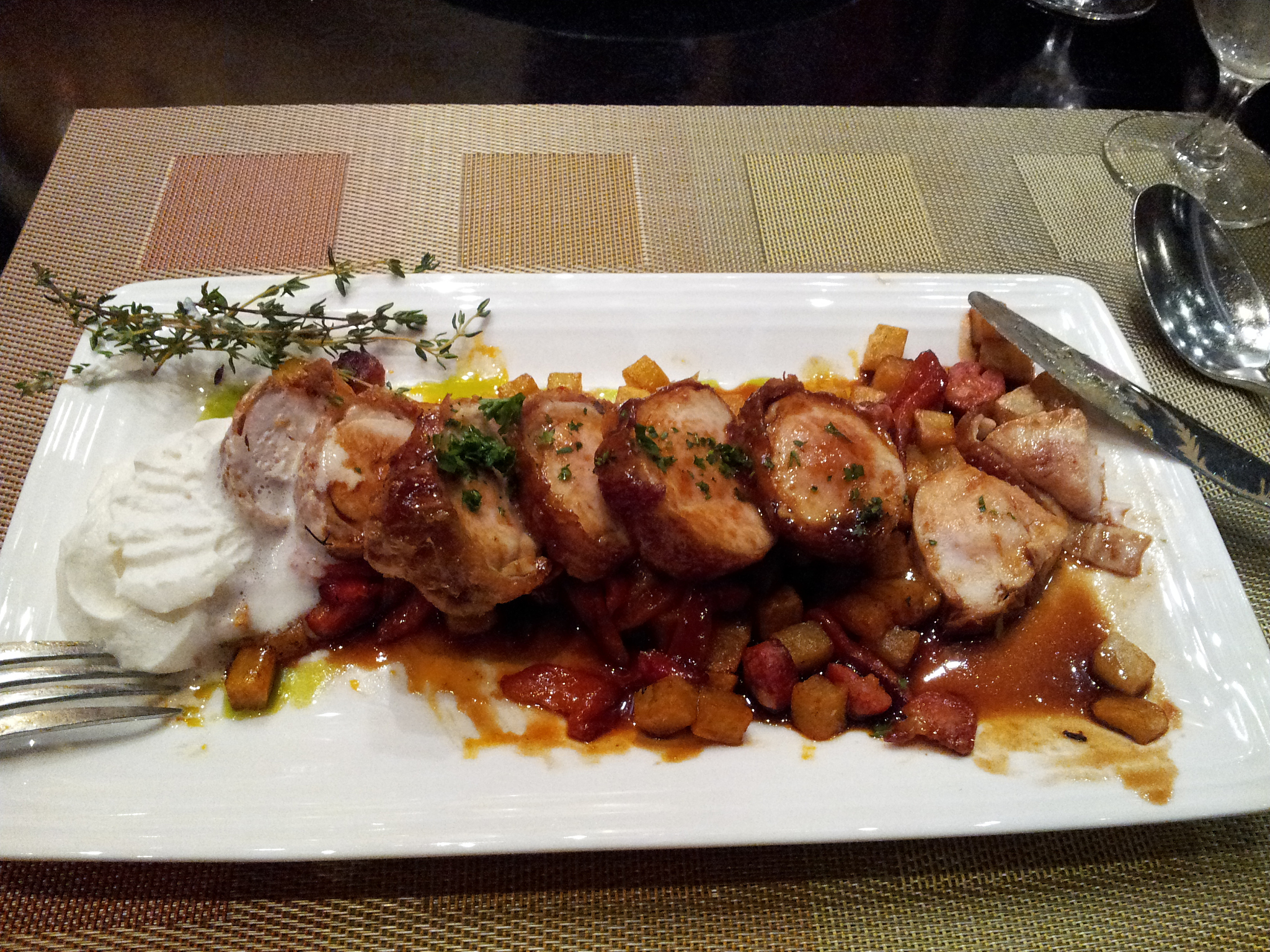 restaurant dinner