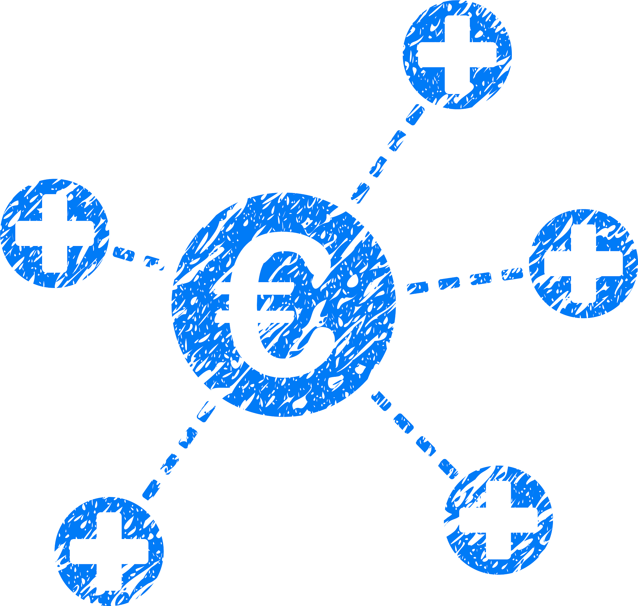 euro medical links grunge icon