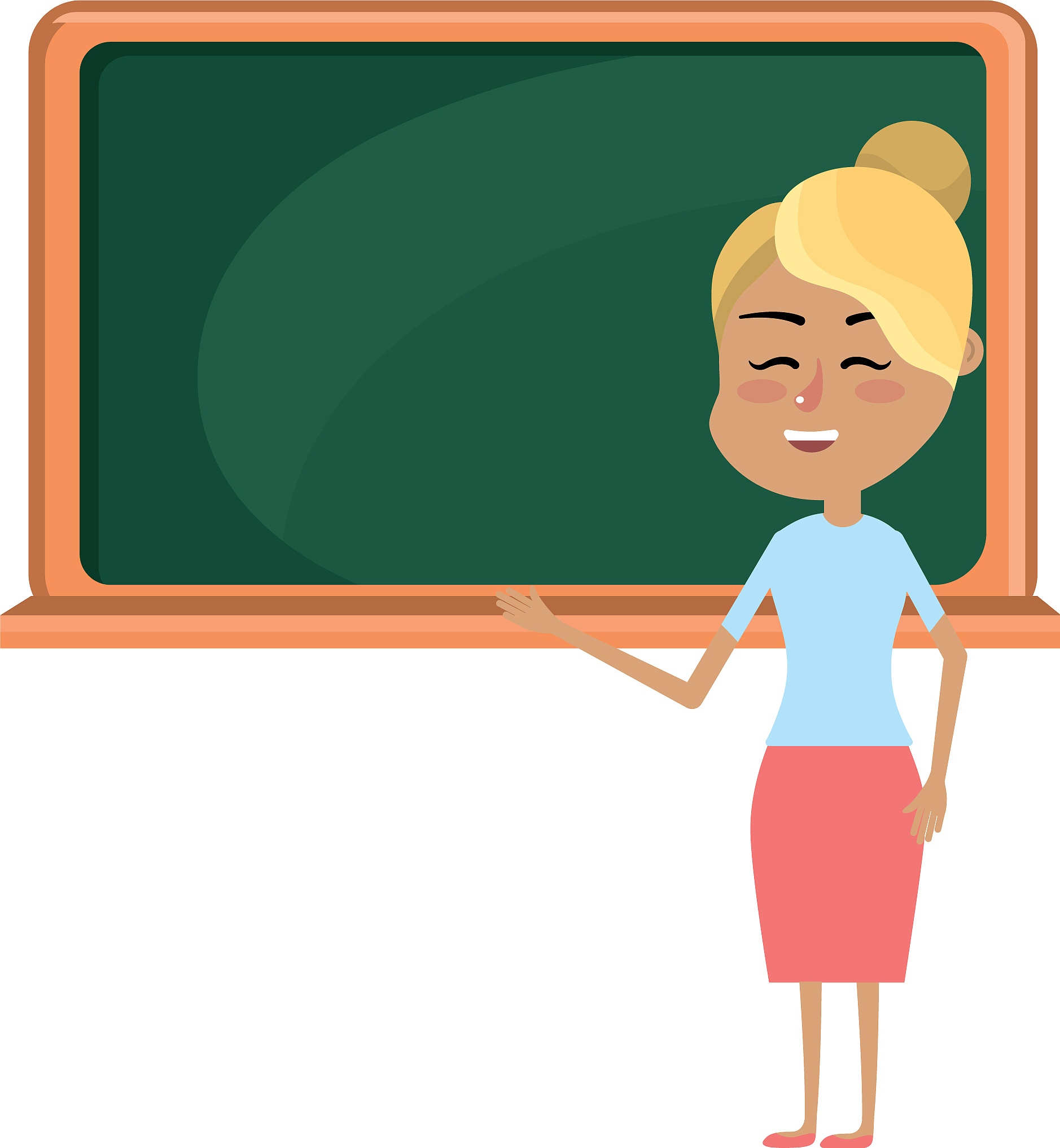 woman teacher teaching to the student in the