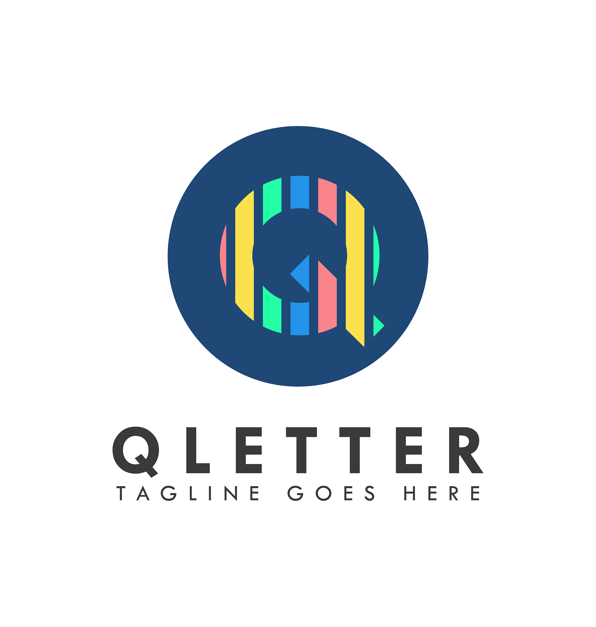alphabet q letter logo and icon design template