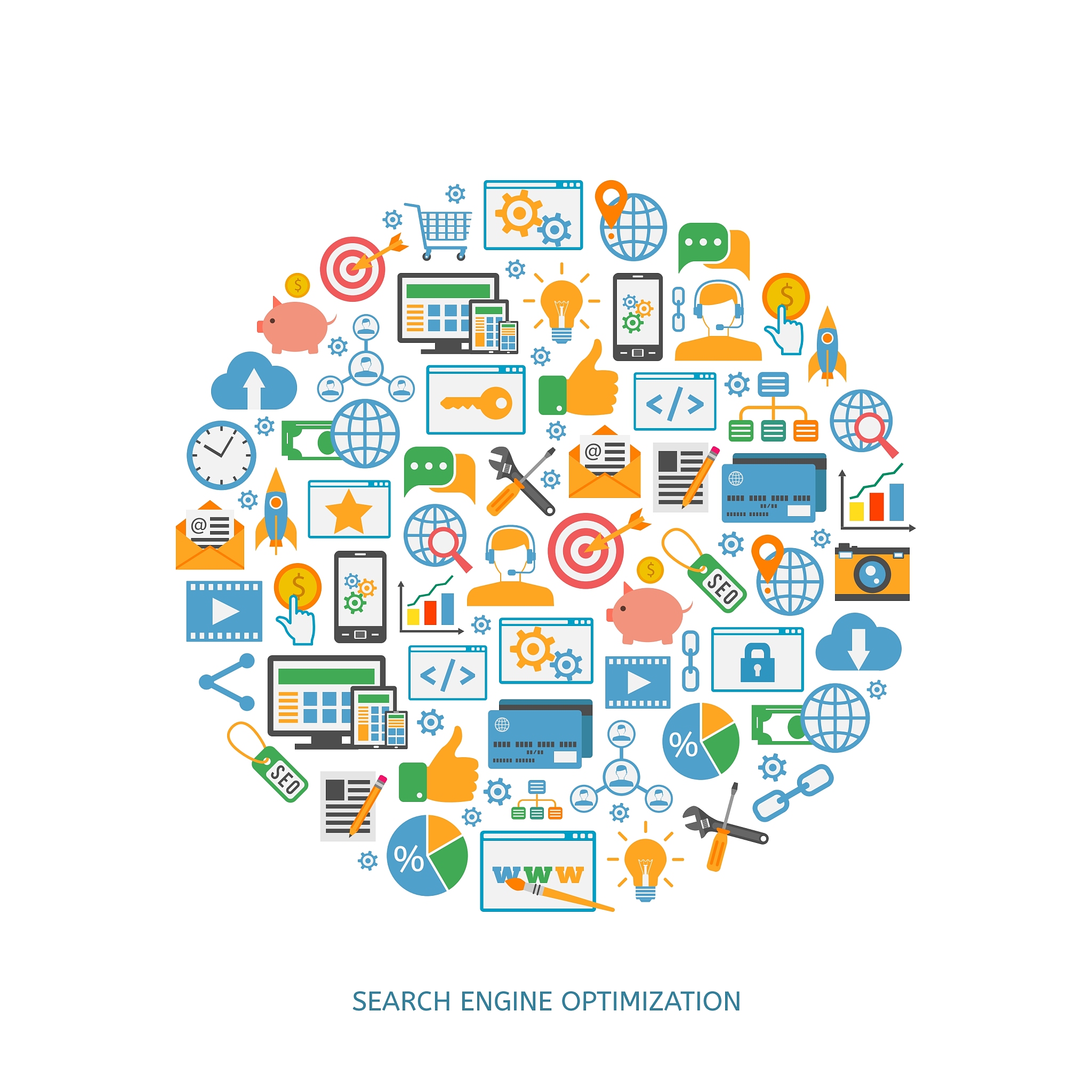 seo optimization icons