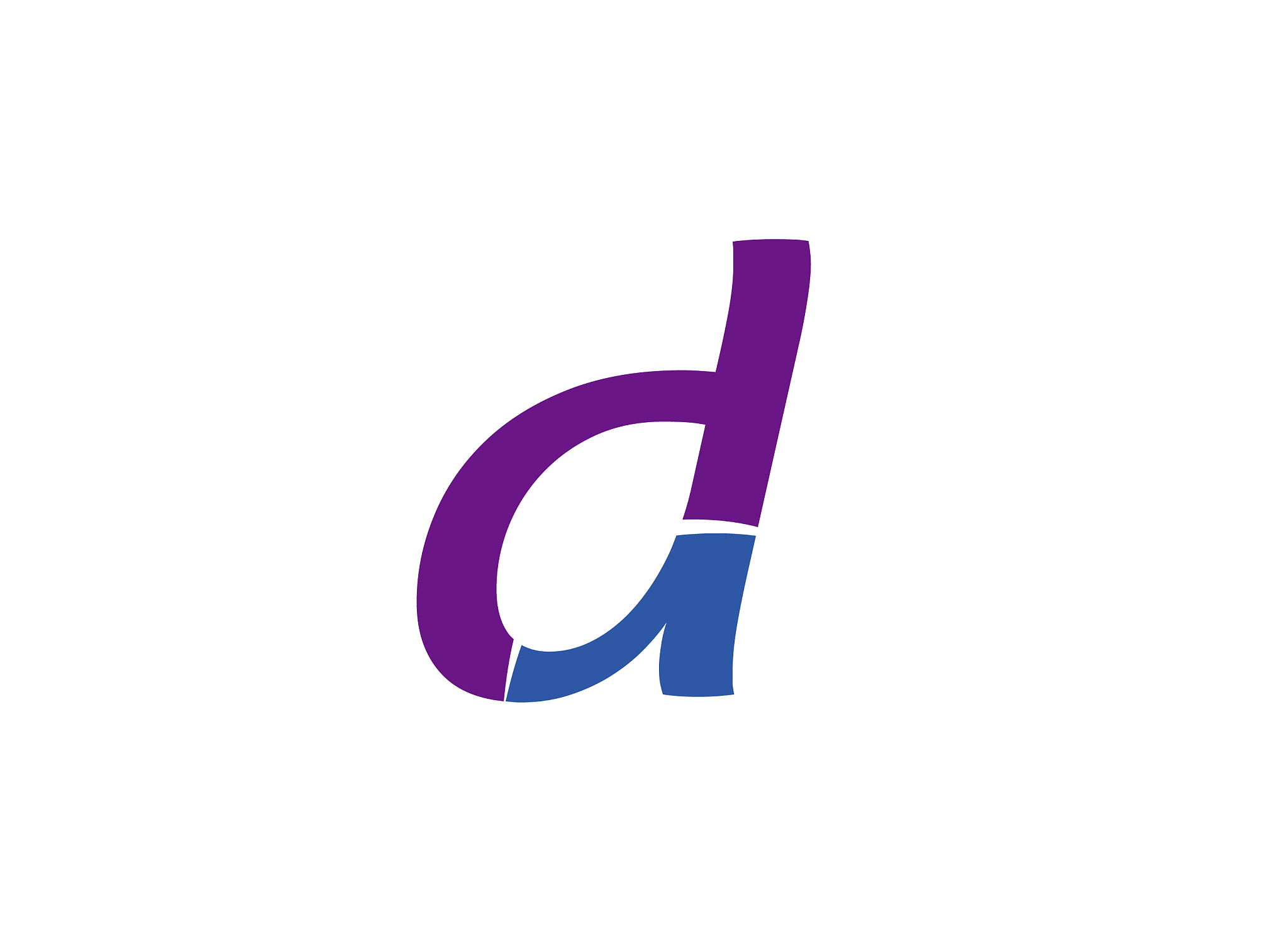 letter d logo icon design template elements