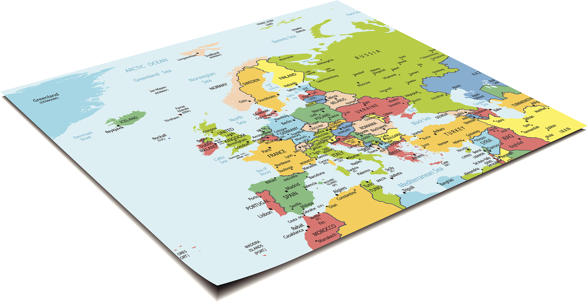 europe map