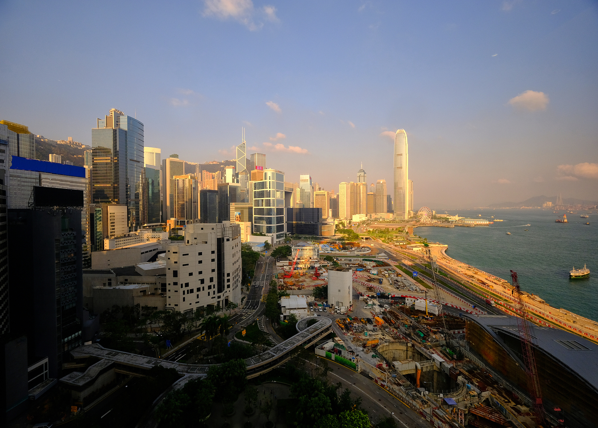 hong kong in the morning