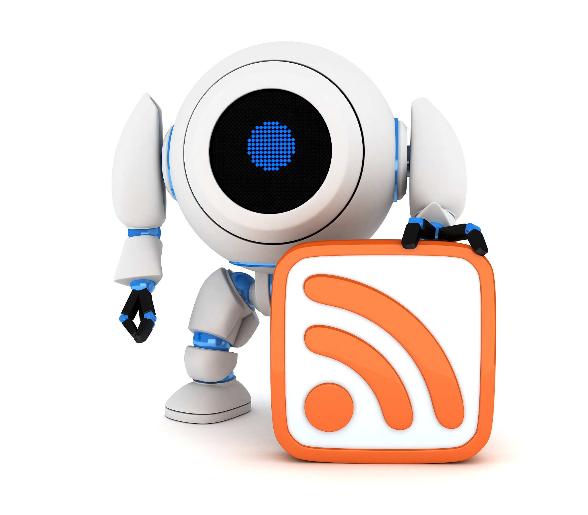 robot and symbol rss