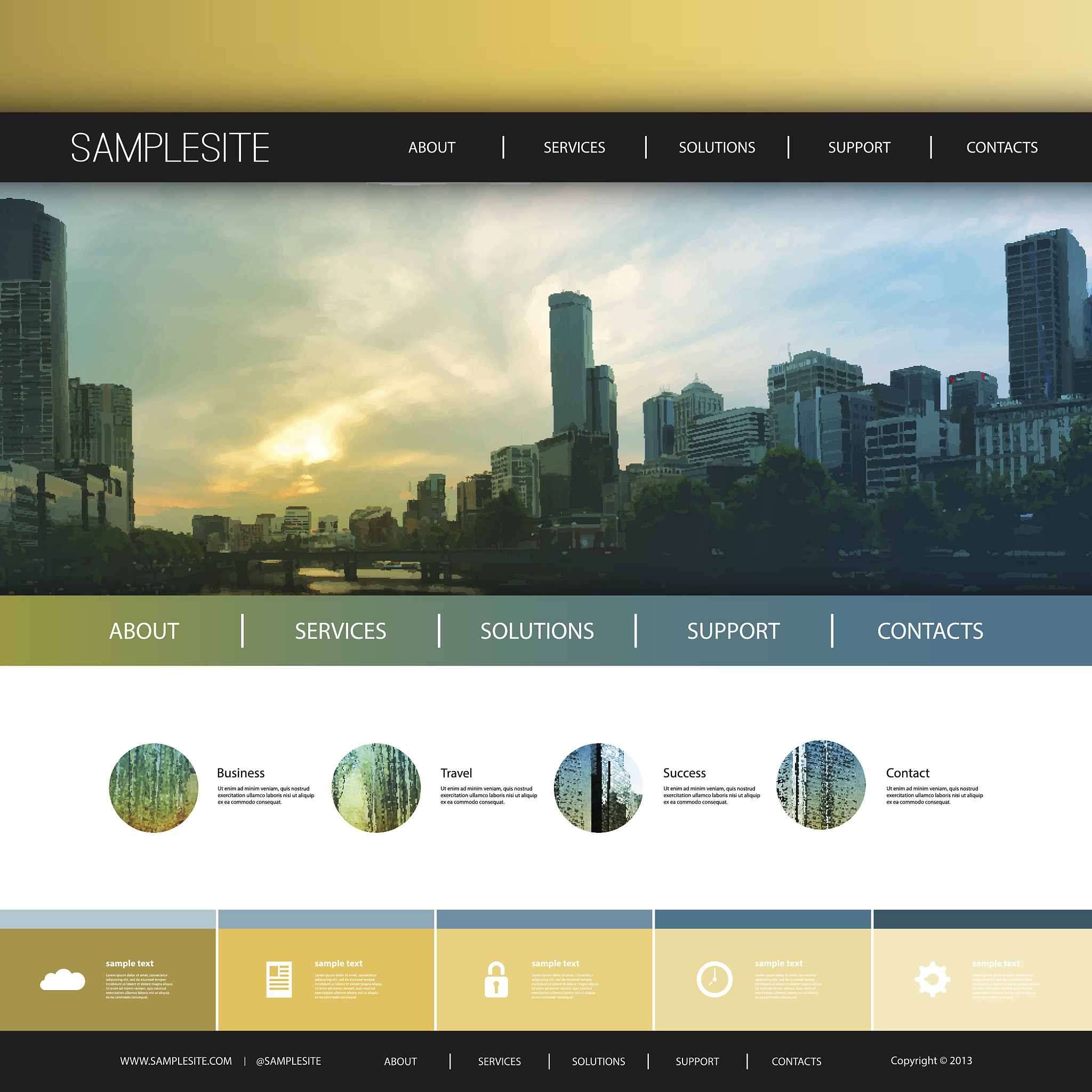 website template