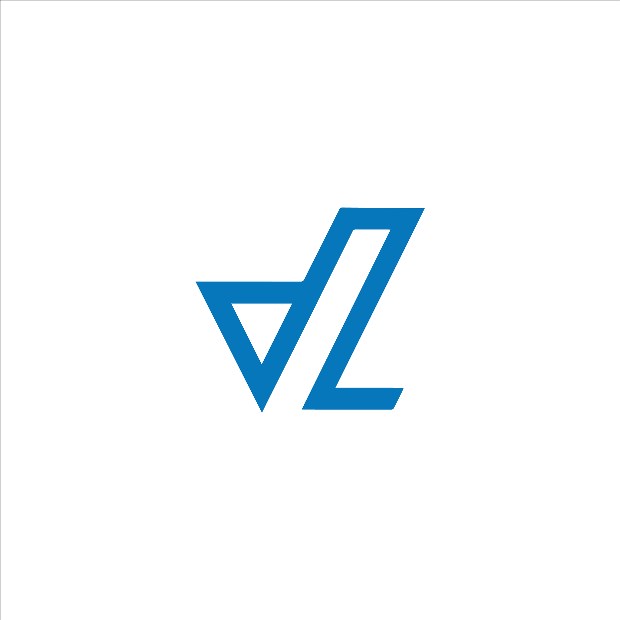 initial letter dl logo template design