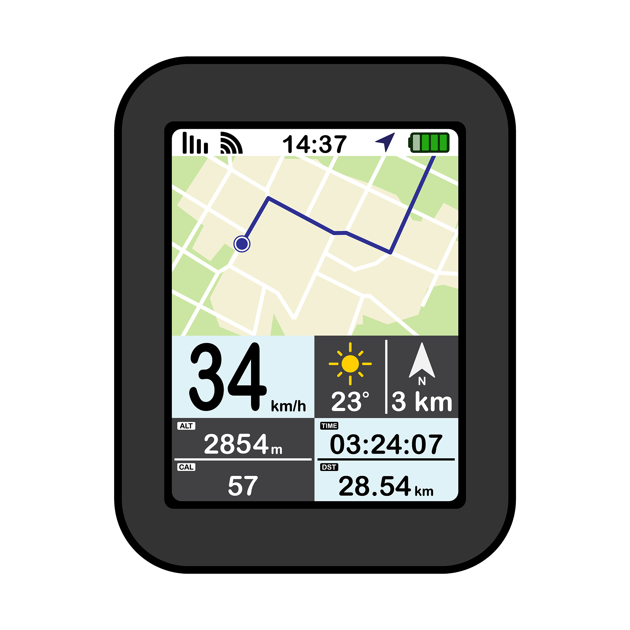 write a simple bus schedule when to arrive station, android app have gps, what gps device needed to install to locate bus?