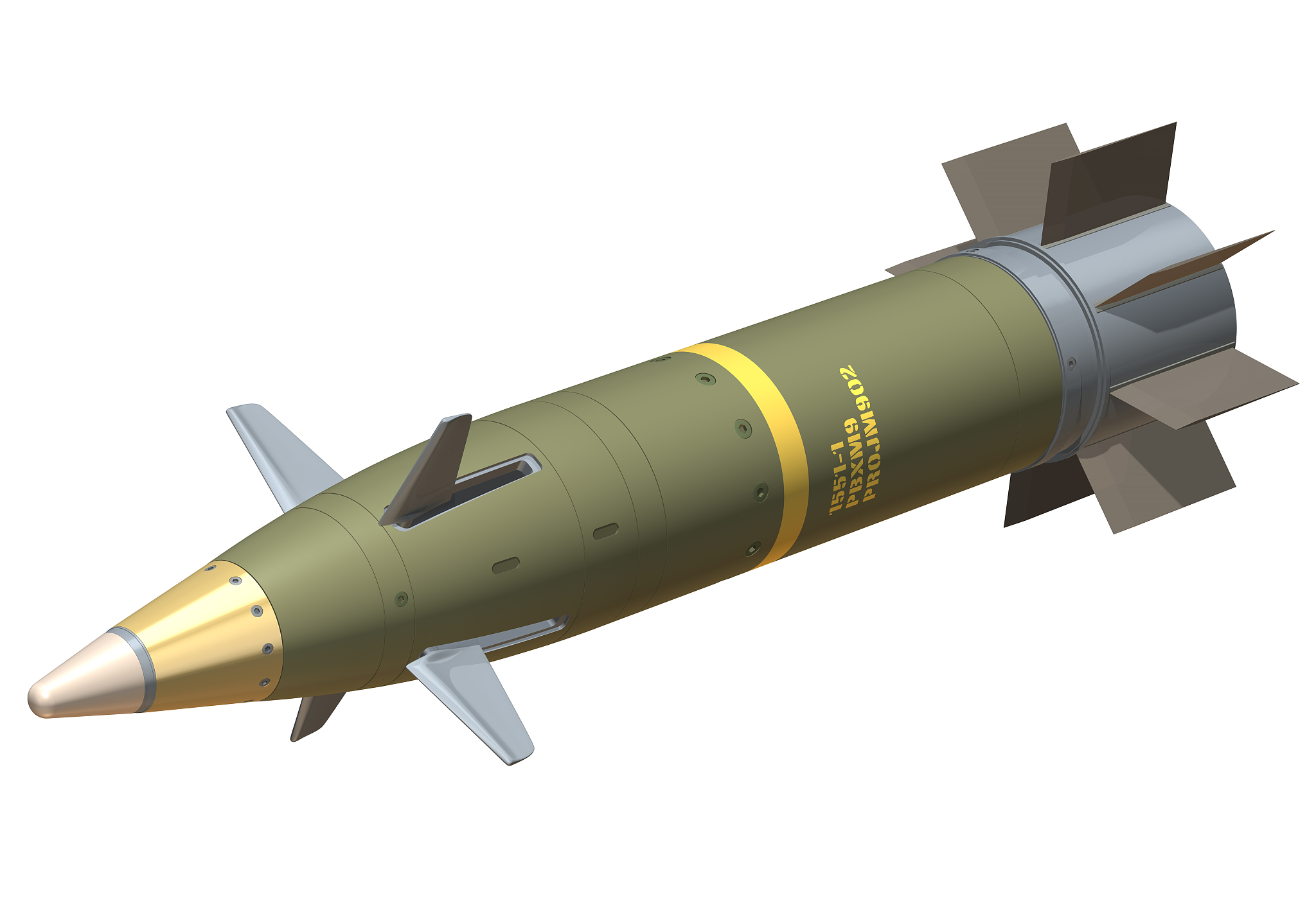 gps guided artillery munition