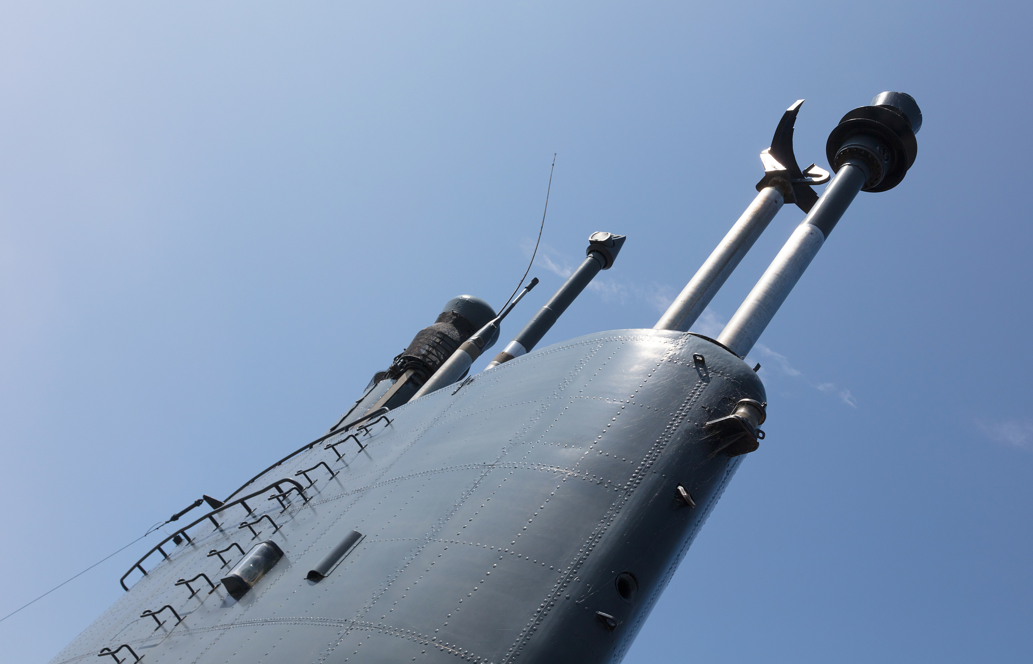 tower of an old dutch submarine
