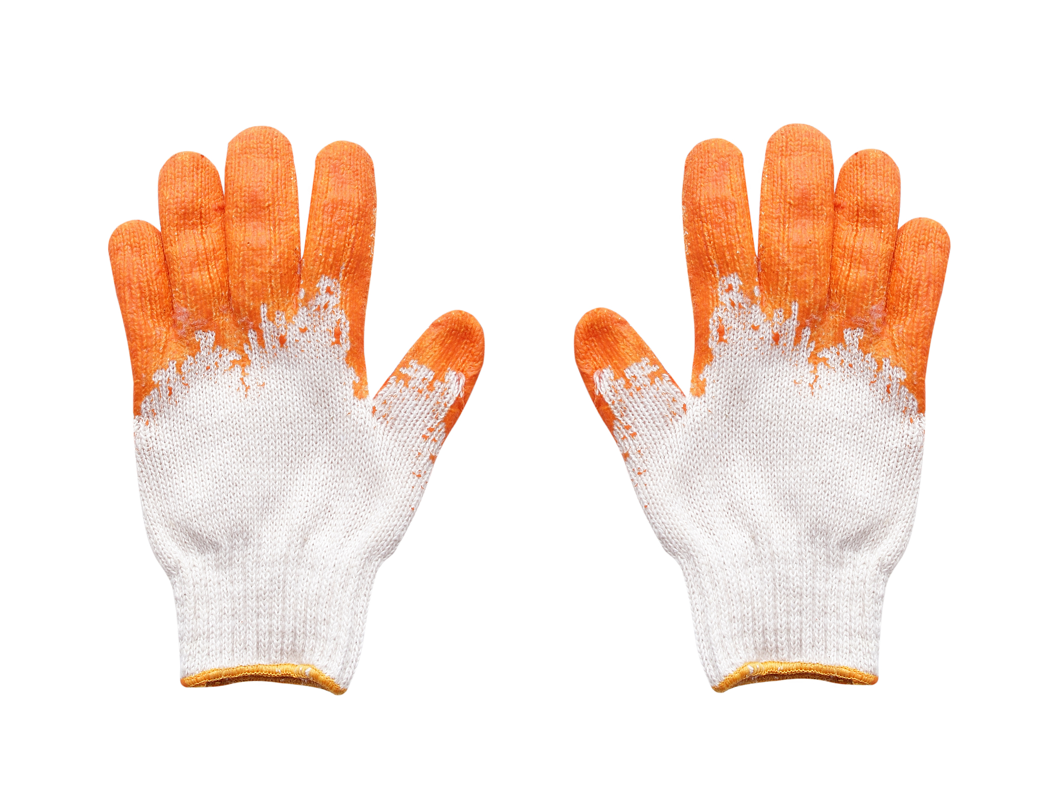 gloves against white background