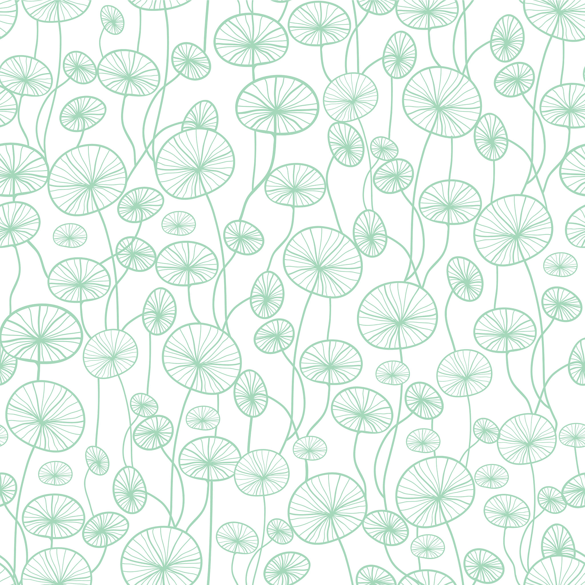 mint green and white underwater seaweed