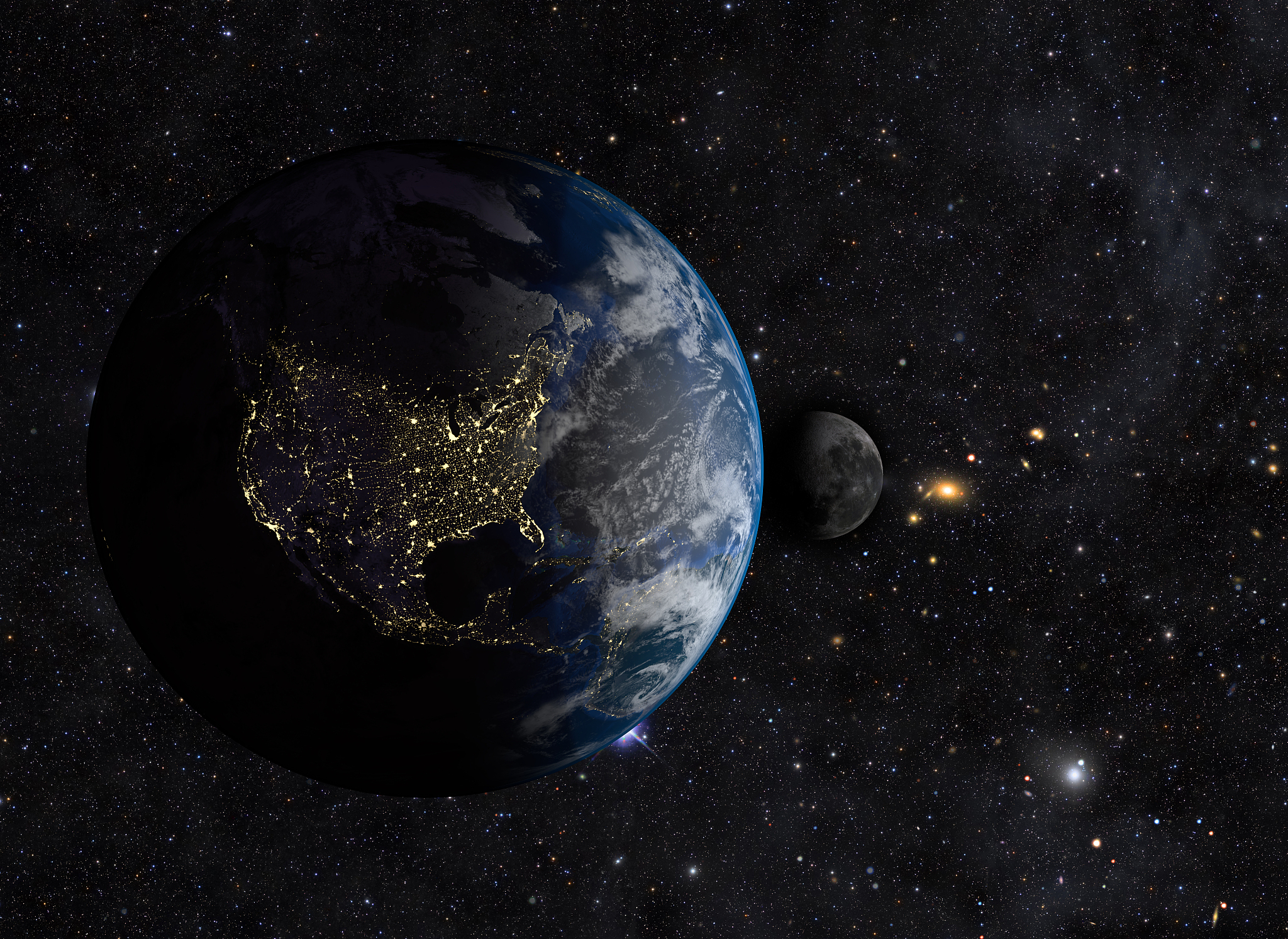 月球：地球的天然卫星