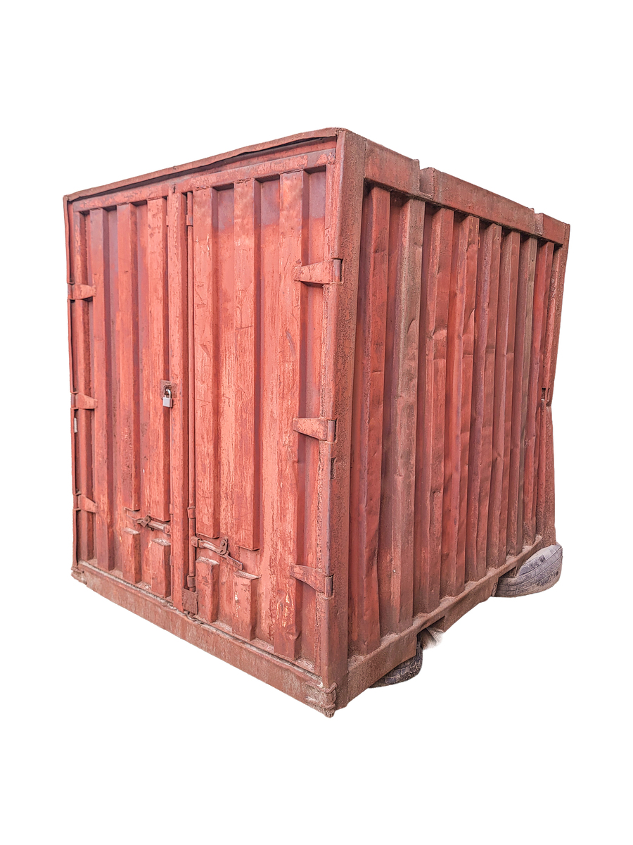 Used Container Inspection Report - Minor Dents and Rust, Cracked Seal Strip