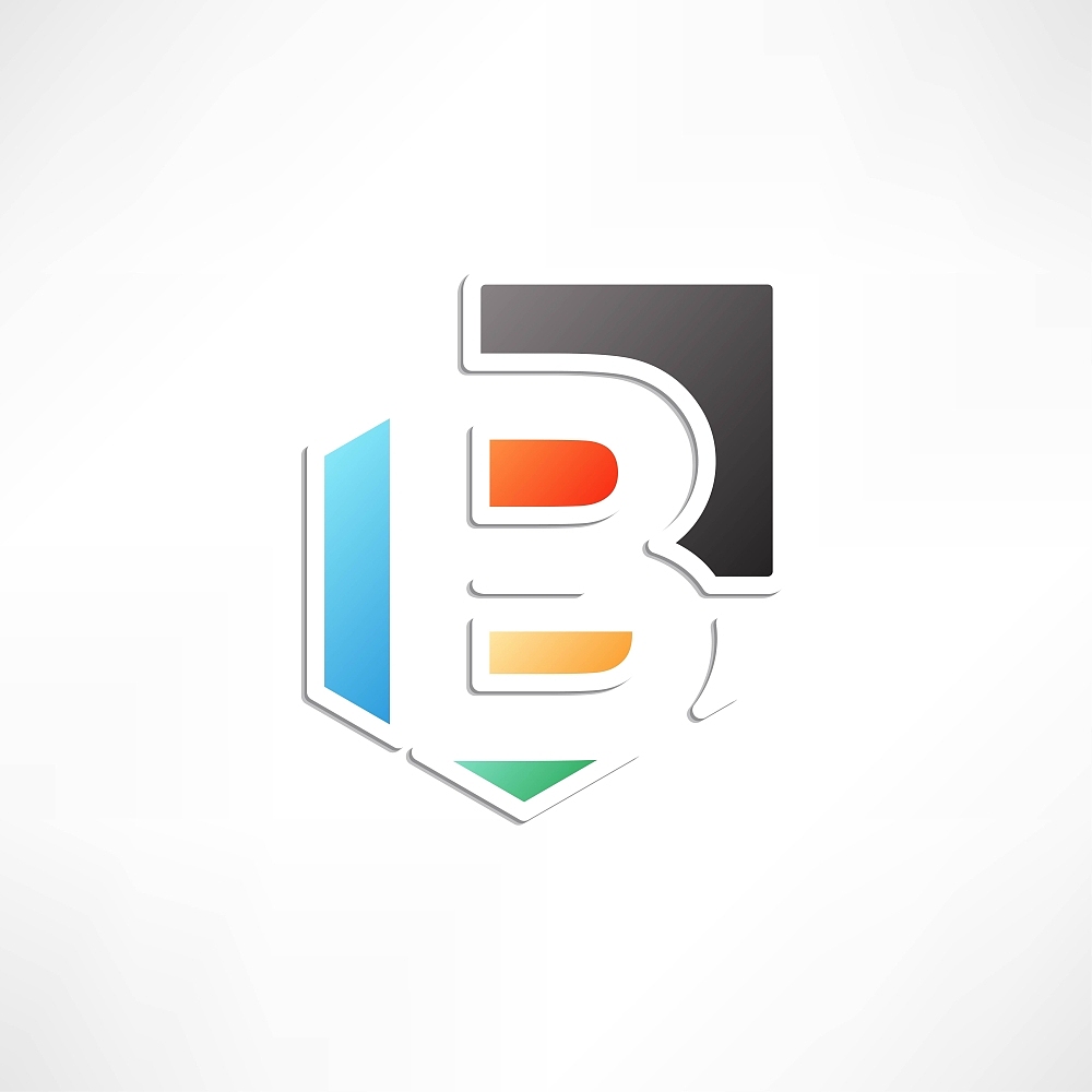 abstract icon based on the letter