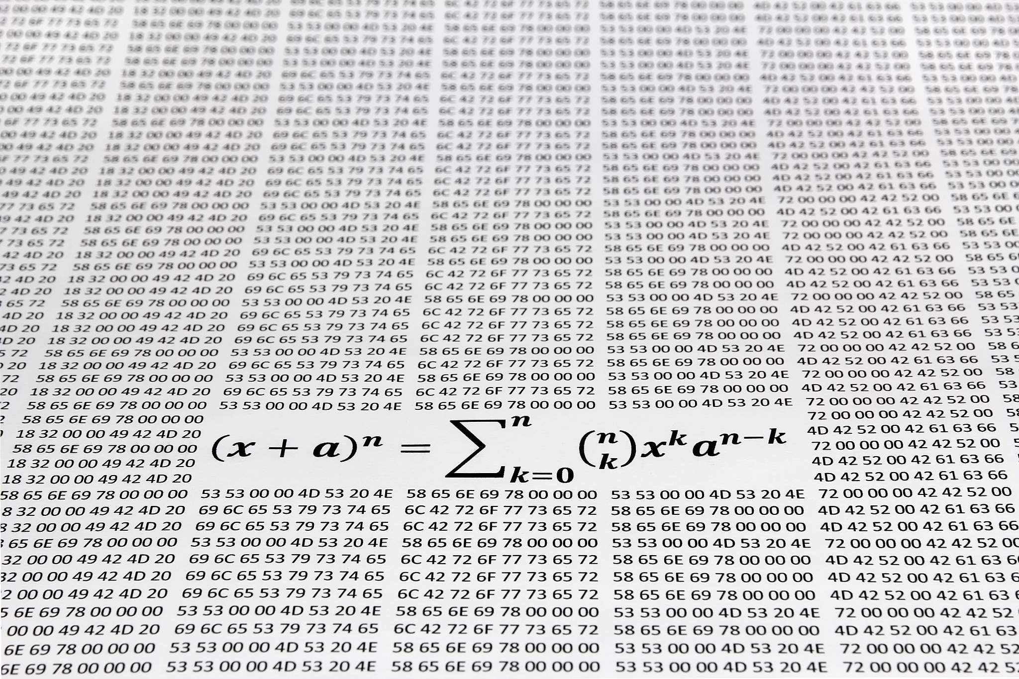 binomial theorem