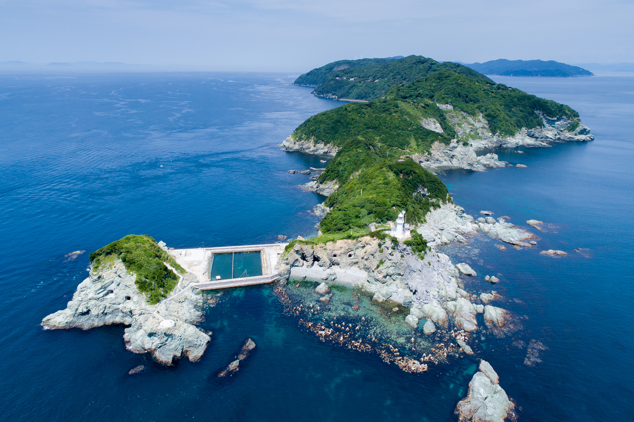 cape sada (ikata-cho, ehime prefecture) in japan