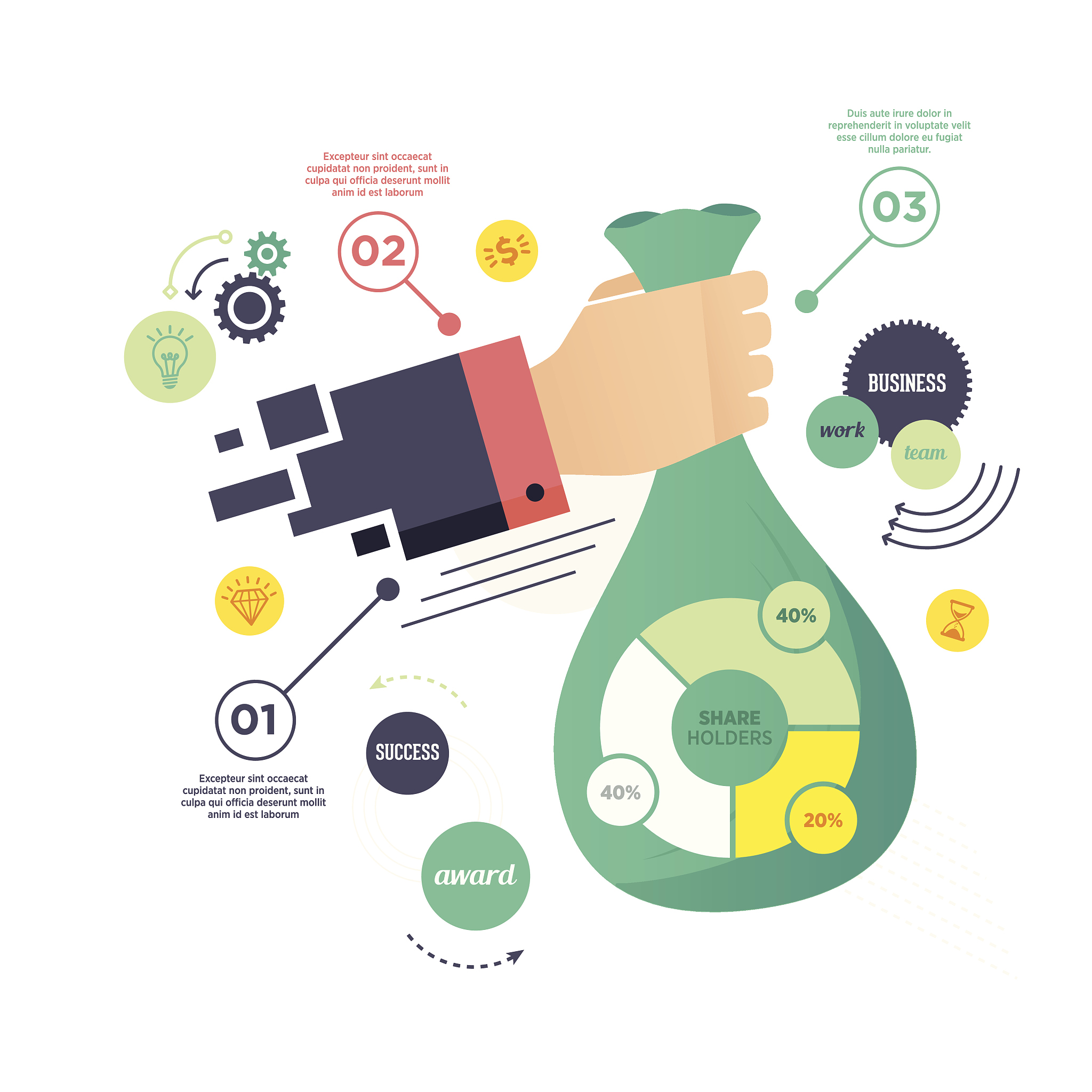financial infographic