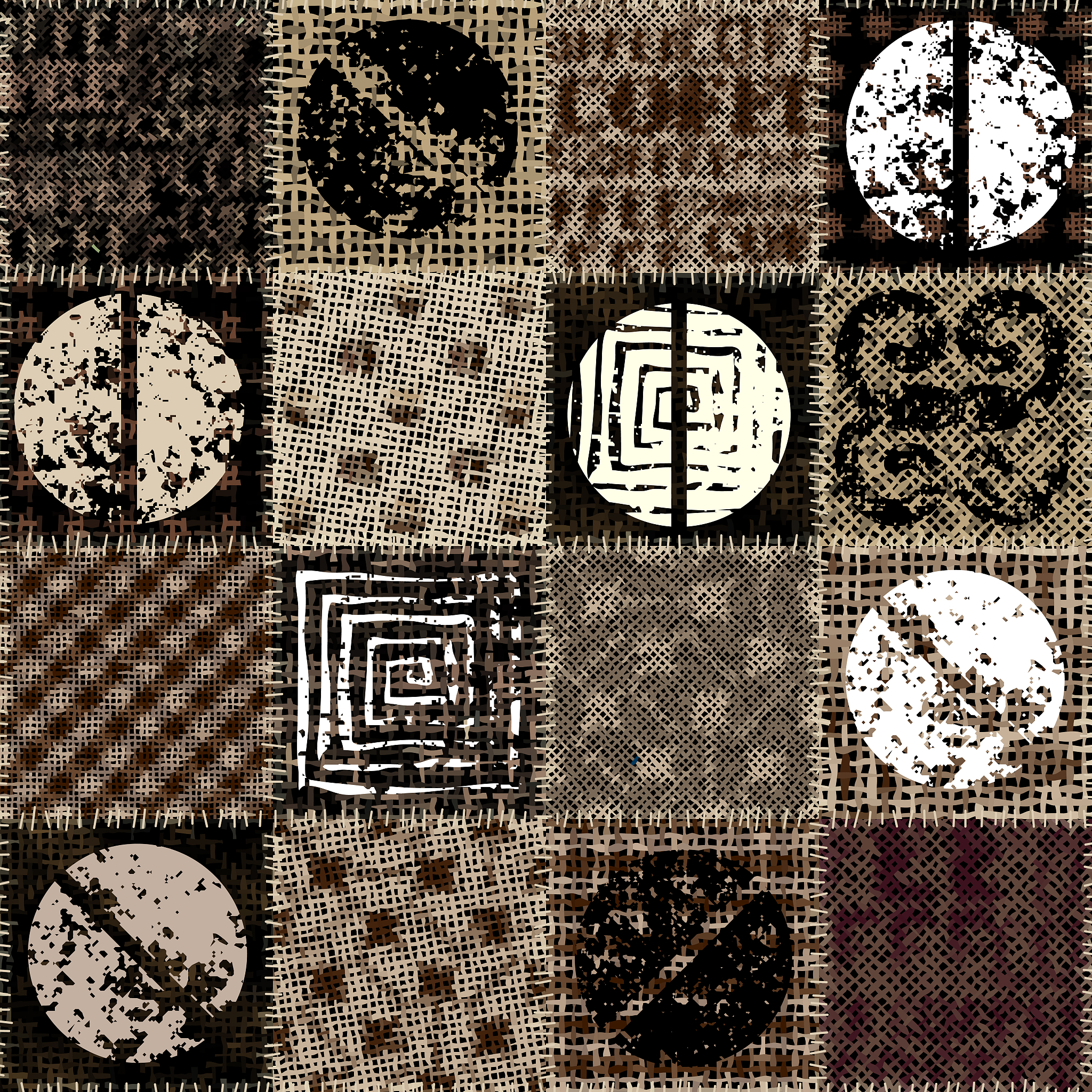 传统织布图案线路拼凑方法：步骤详解与细节优化