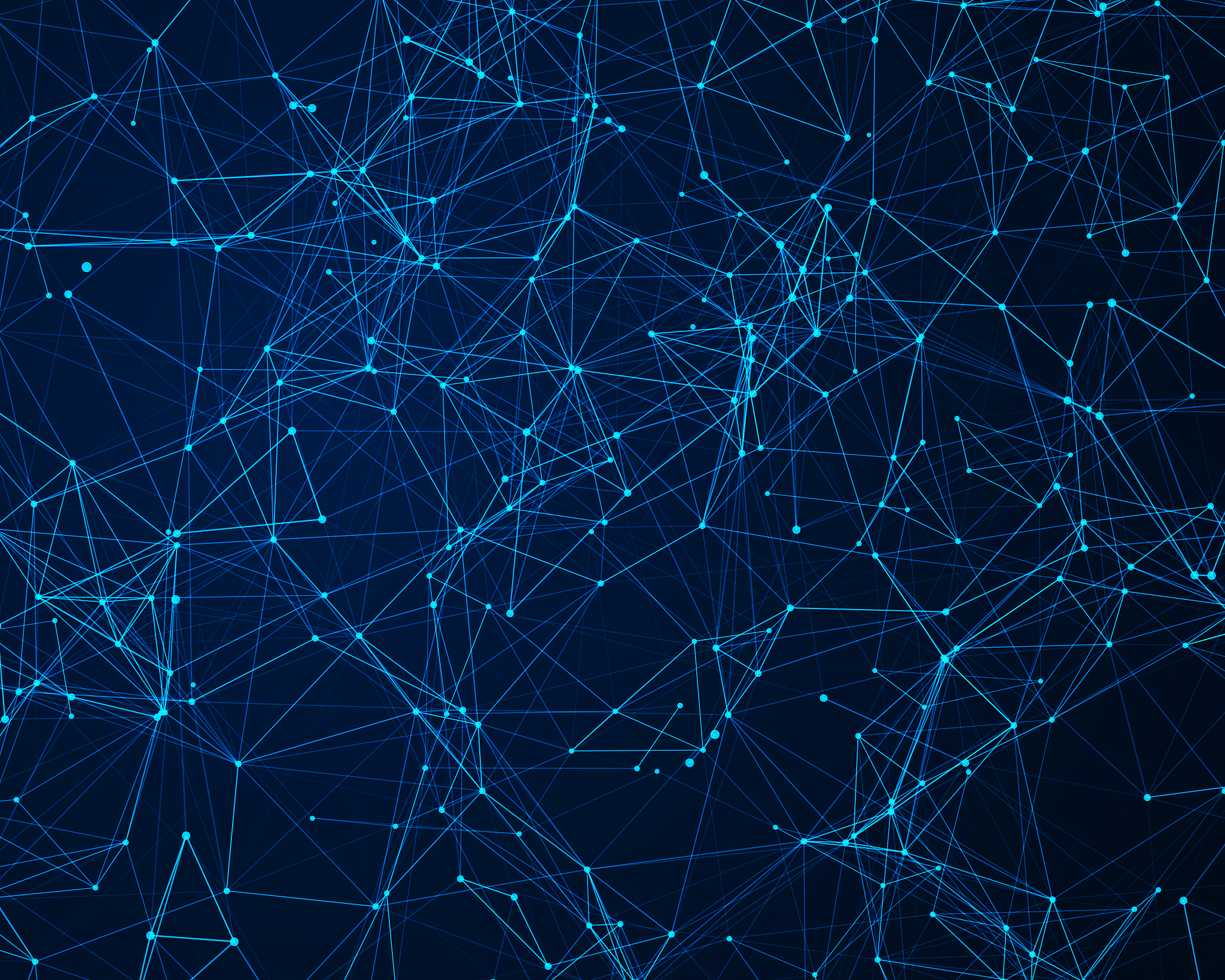 background with cybernetic particles