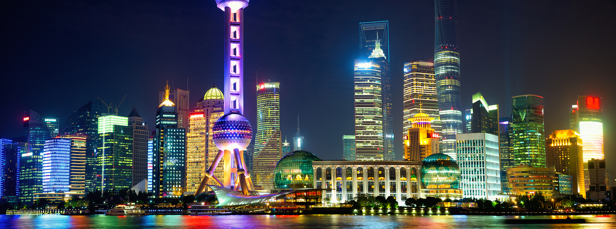 shanghai pudong panorama