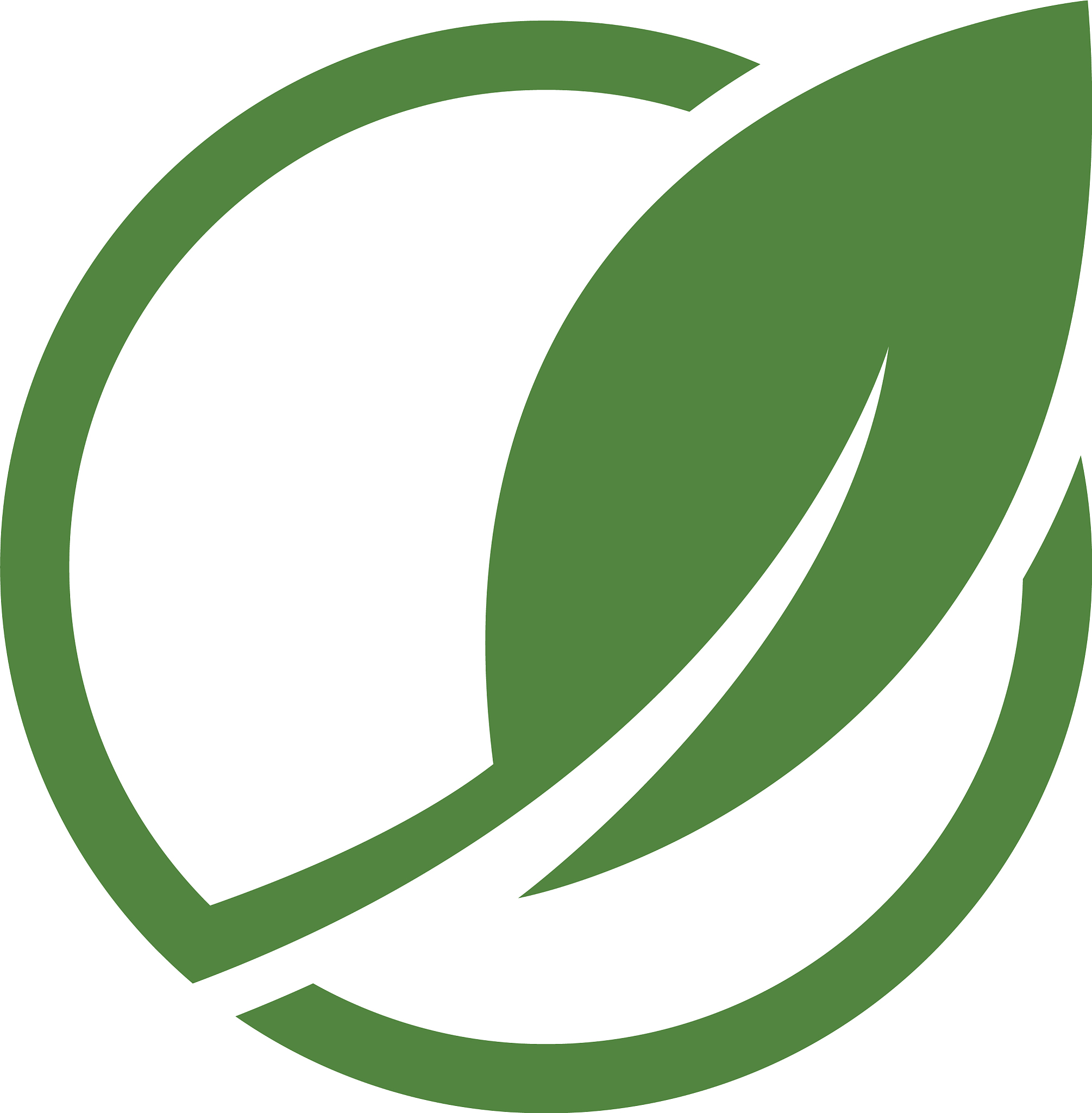green leaf logo