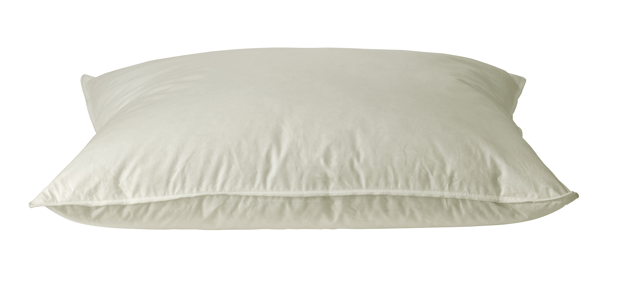 white pillow with clipping path