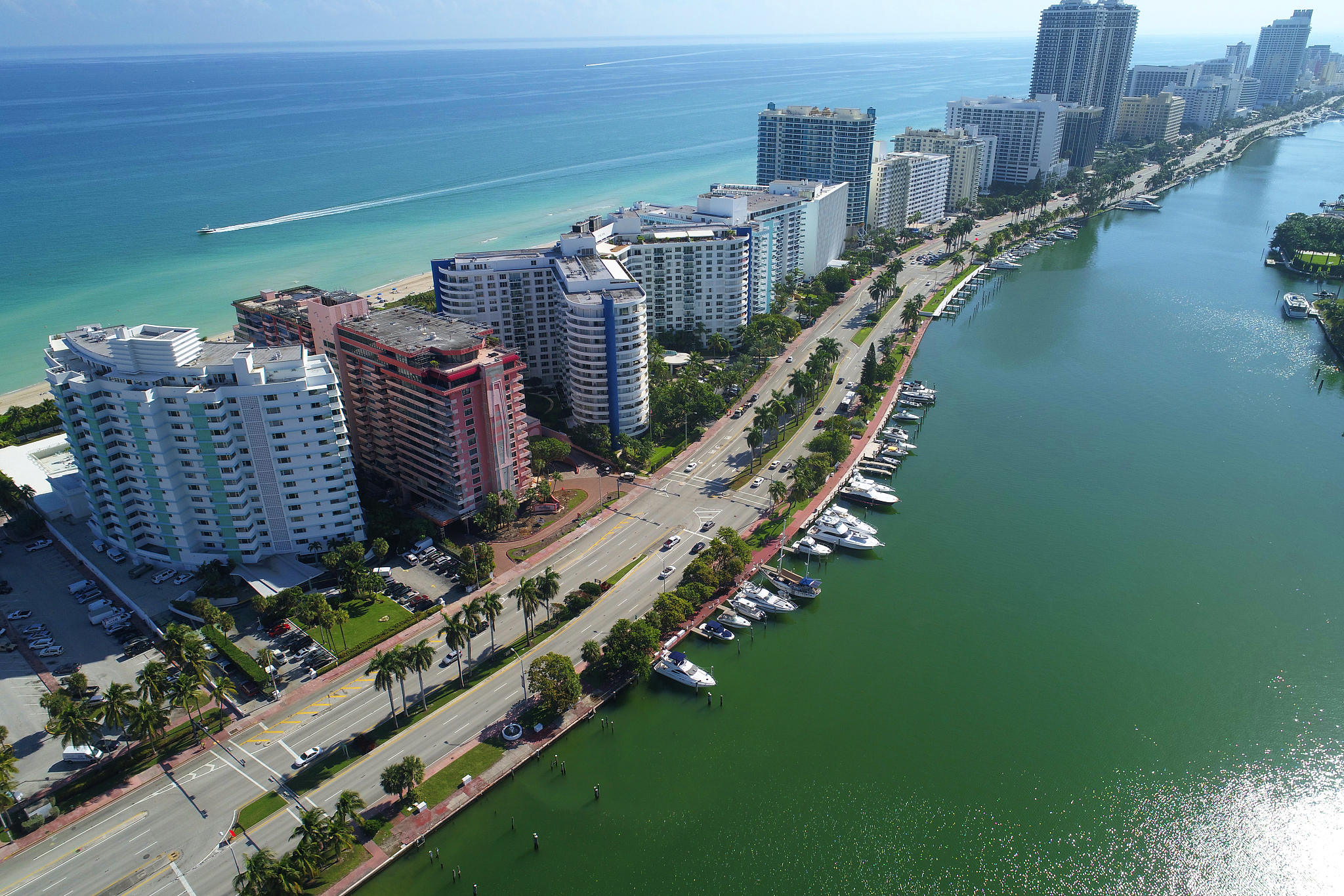 miami beach and indian creek