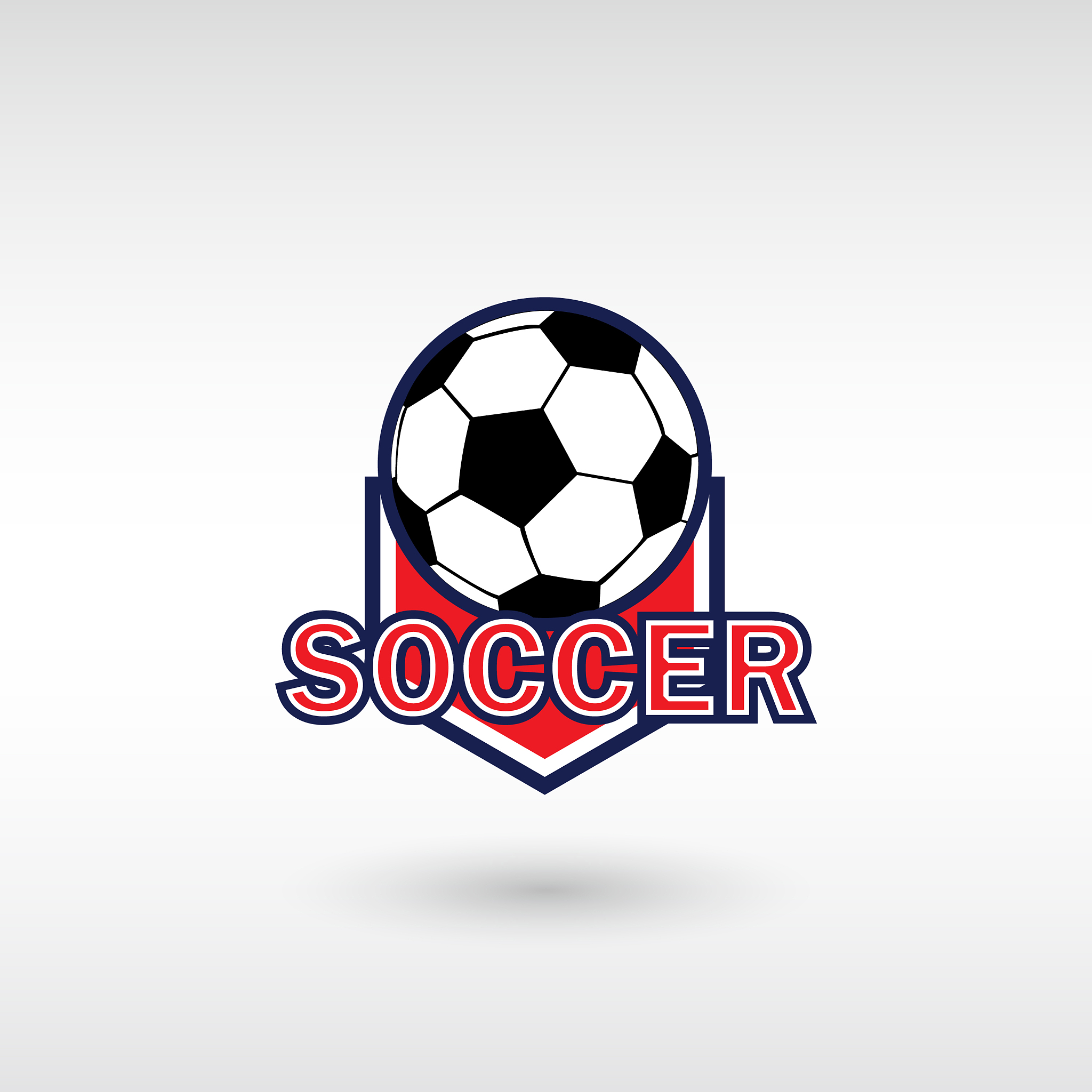 soccer football logo emblem designs templates on