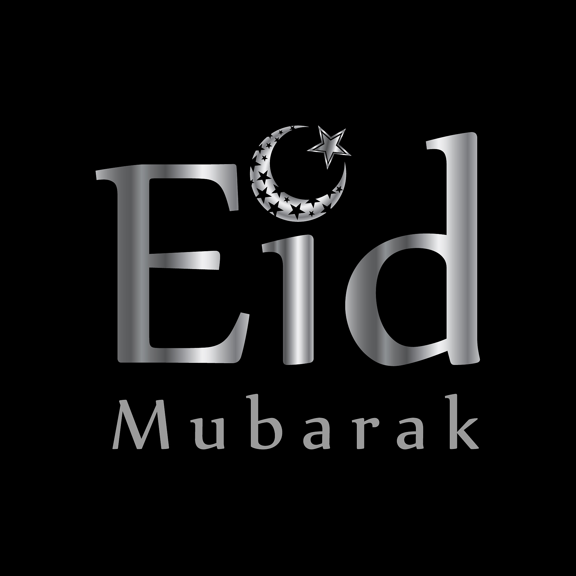 eid card with islamic star