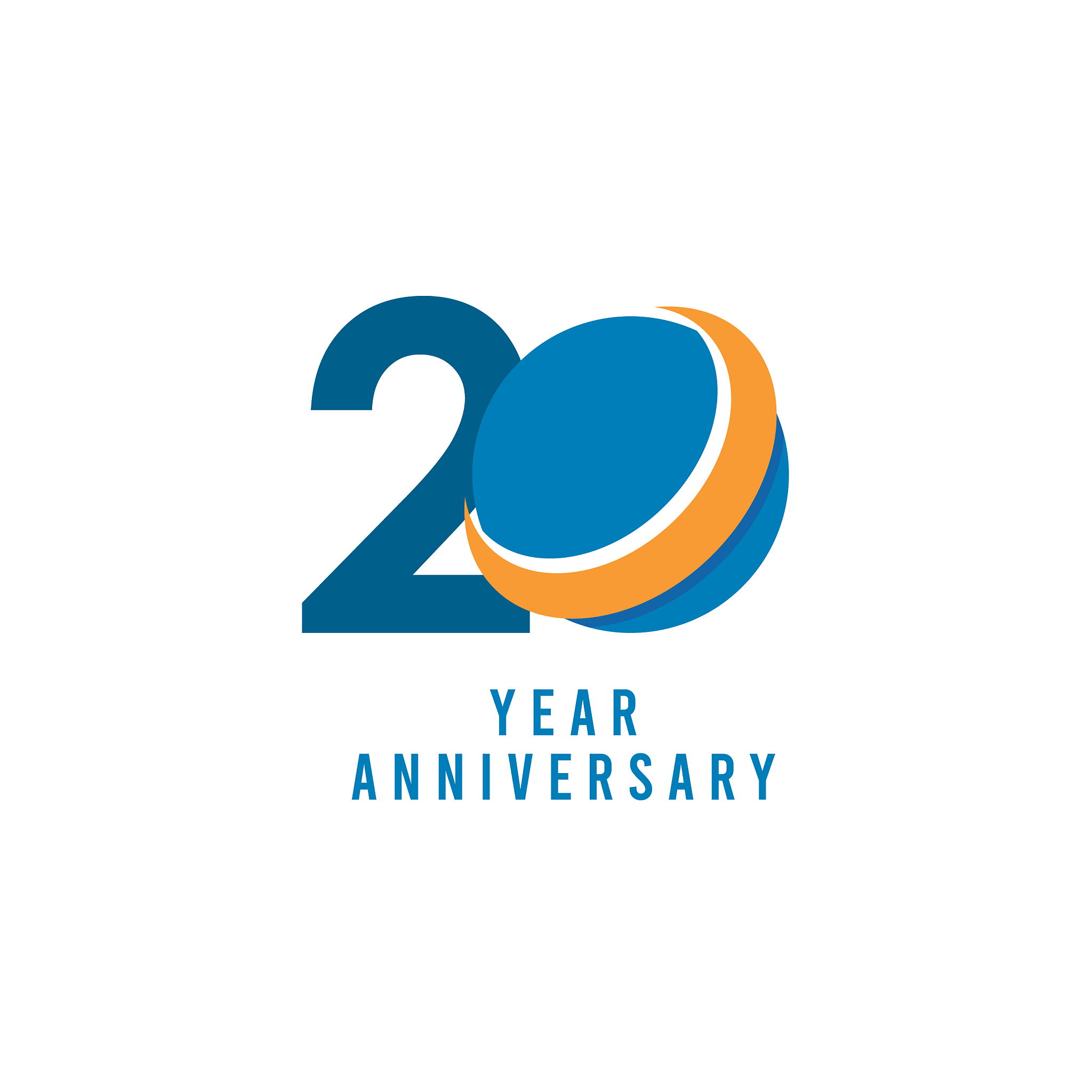 20 years anniversary global template design