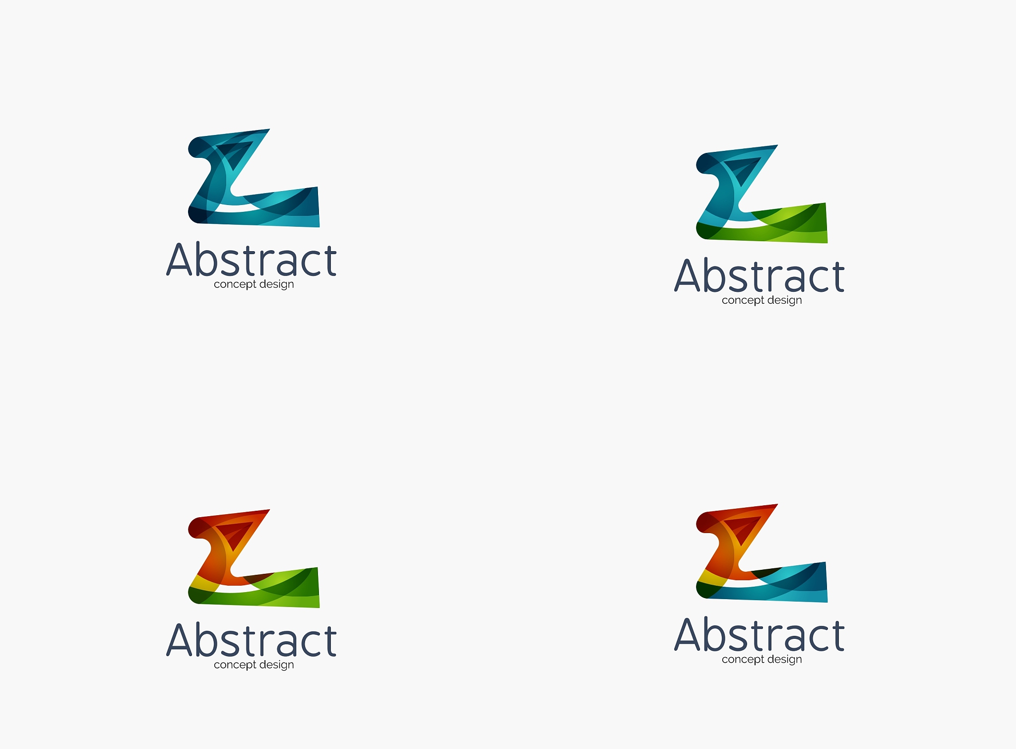 modern company z letter logo