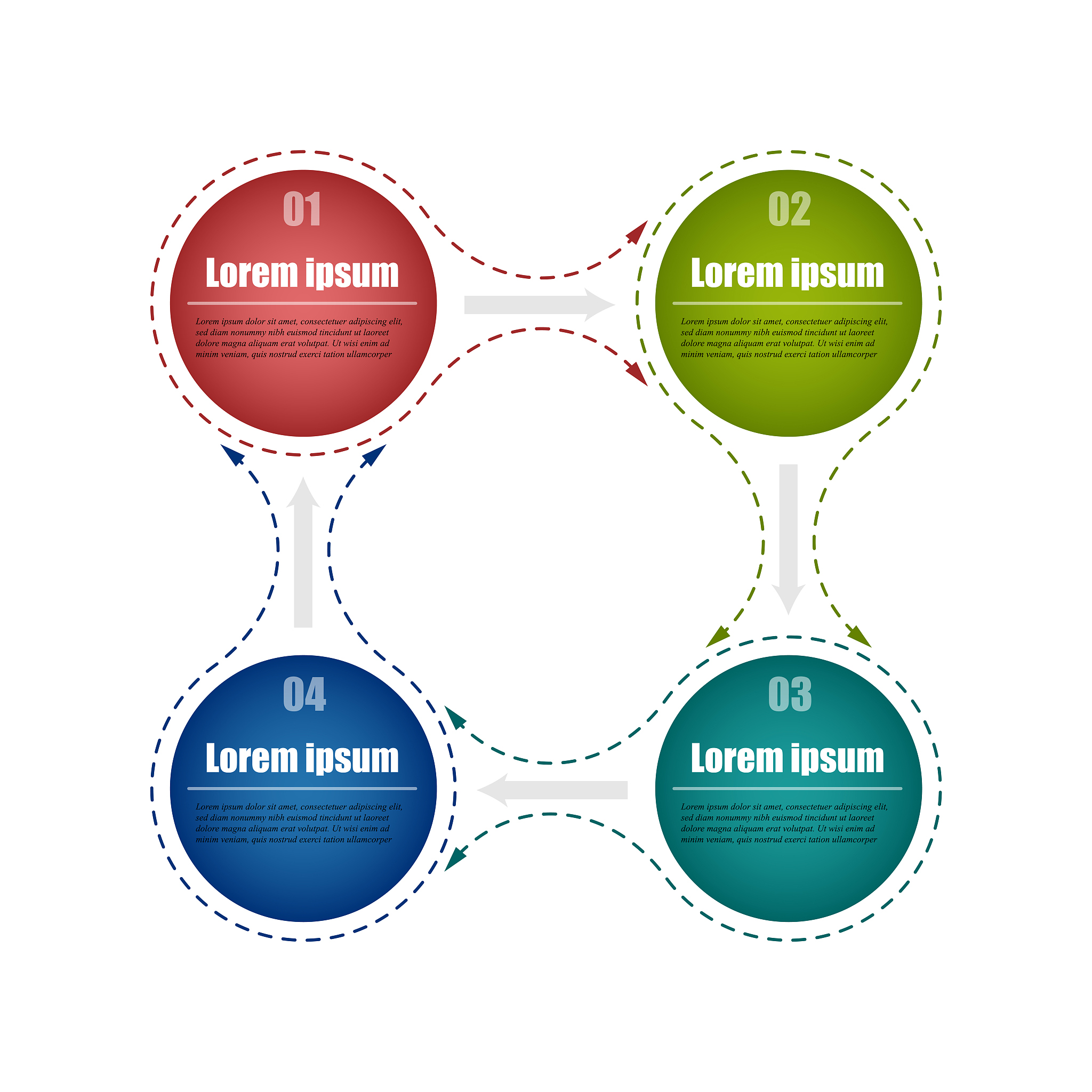 circle infographic template