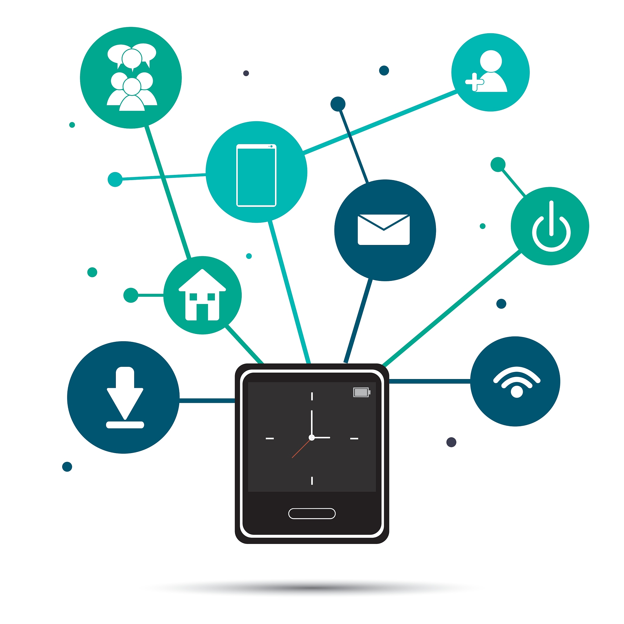 watch icon wearable technology design