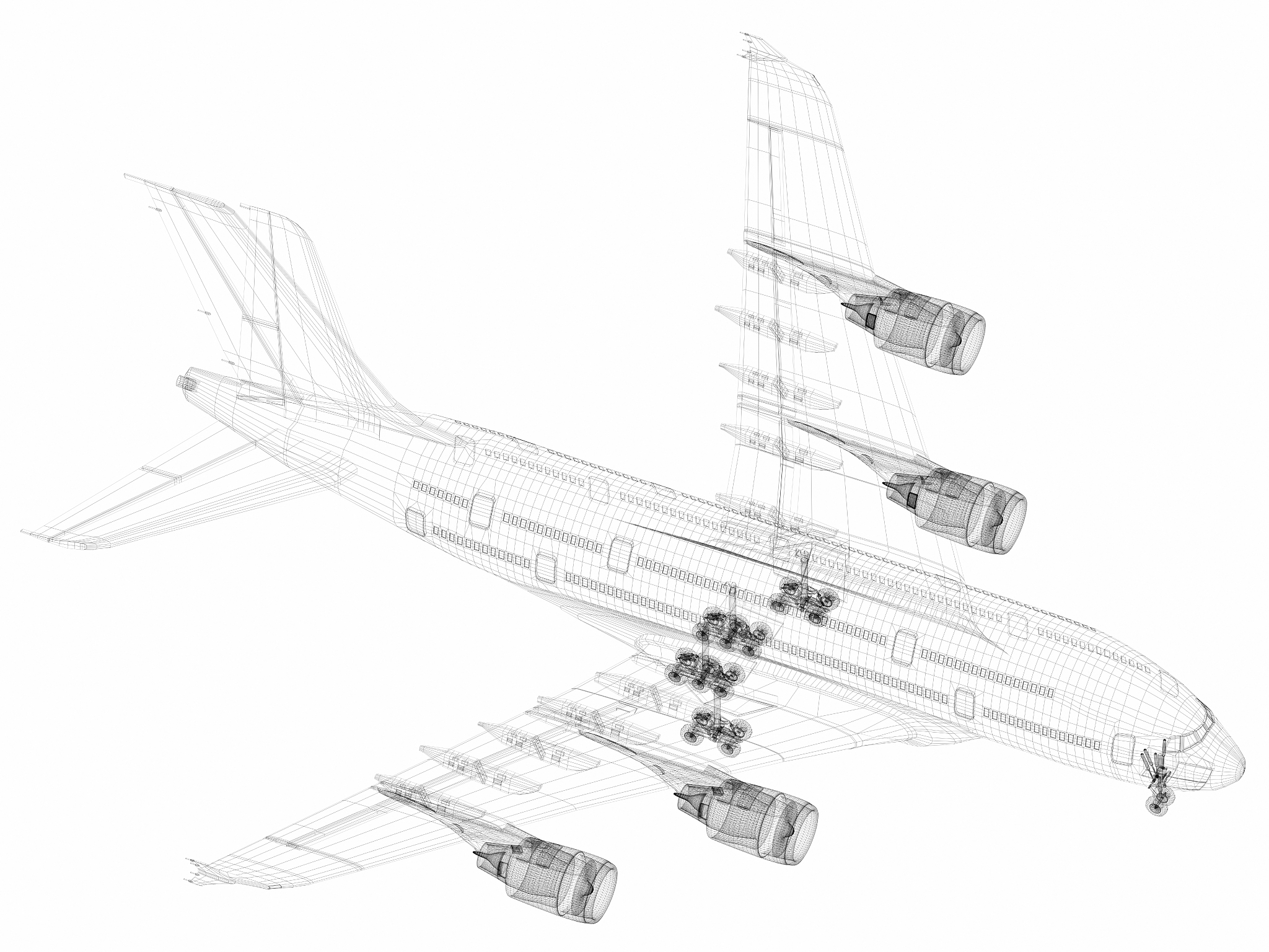 机身由哪几部分建模