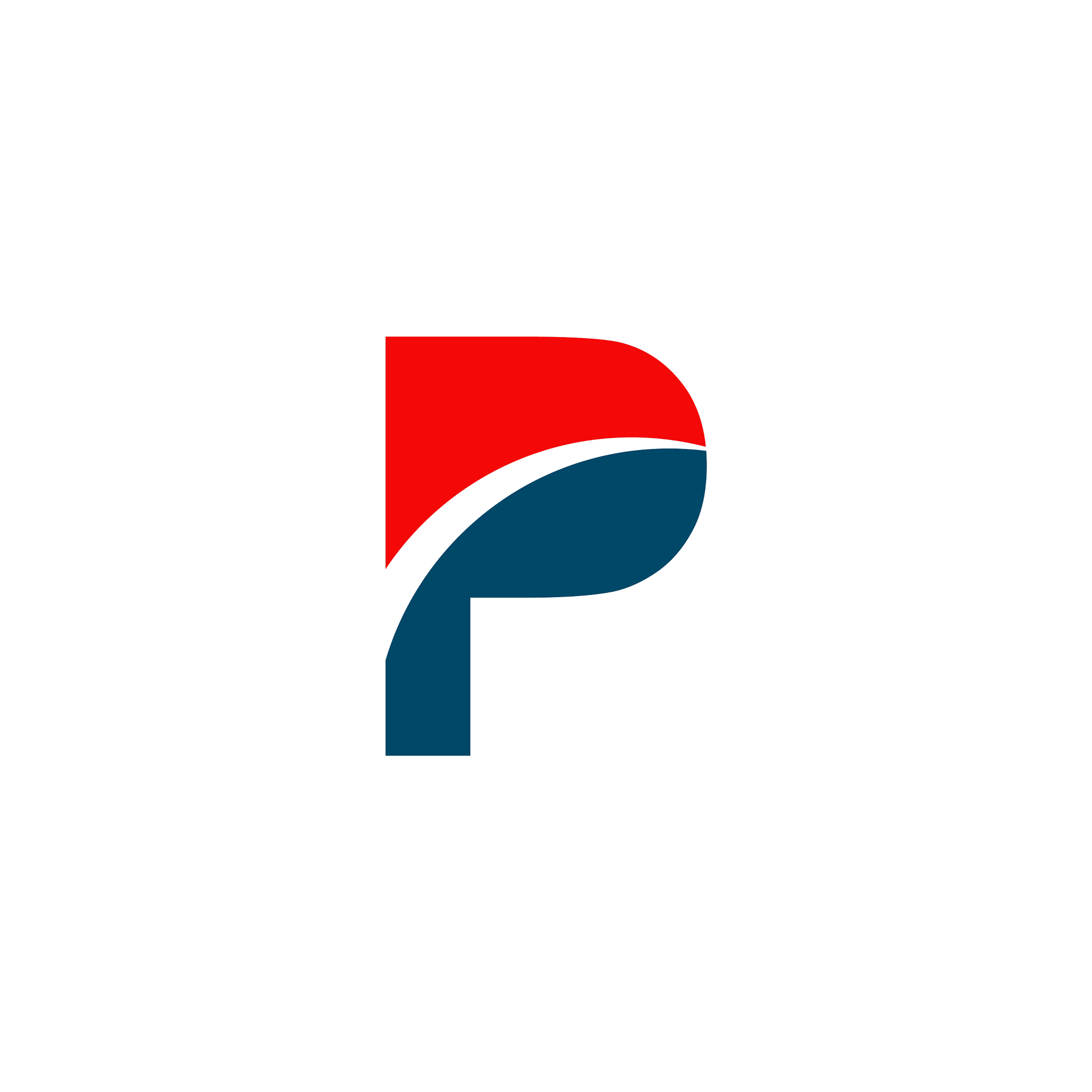 p letter initial logo design