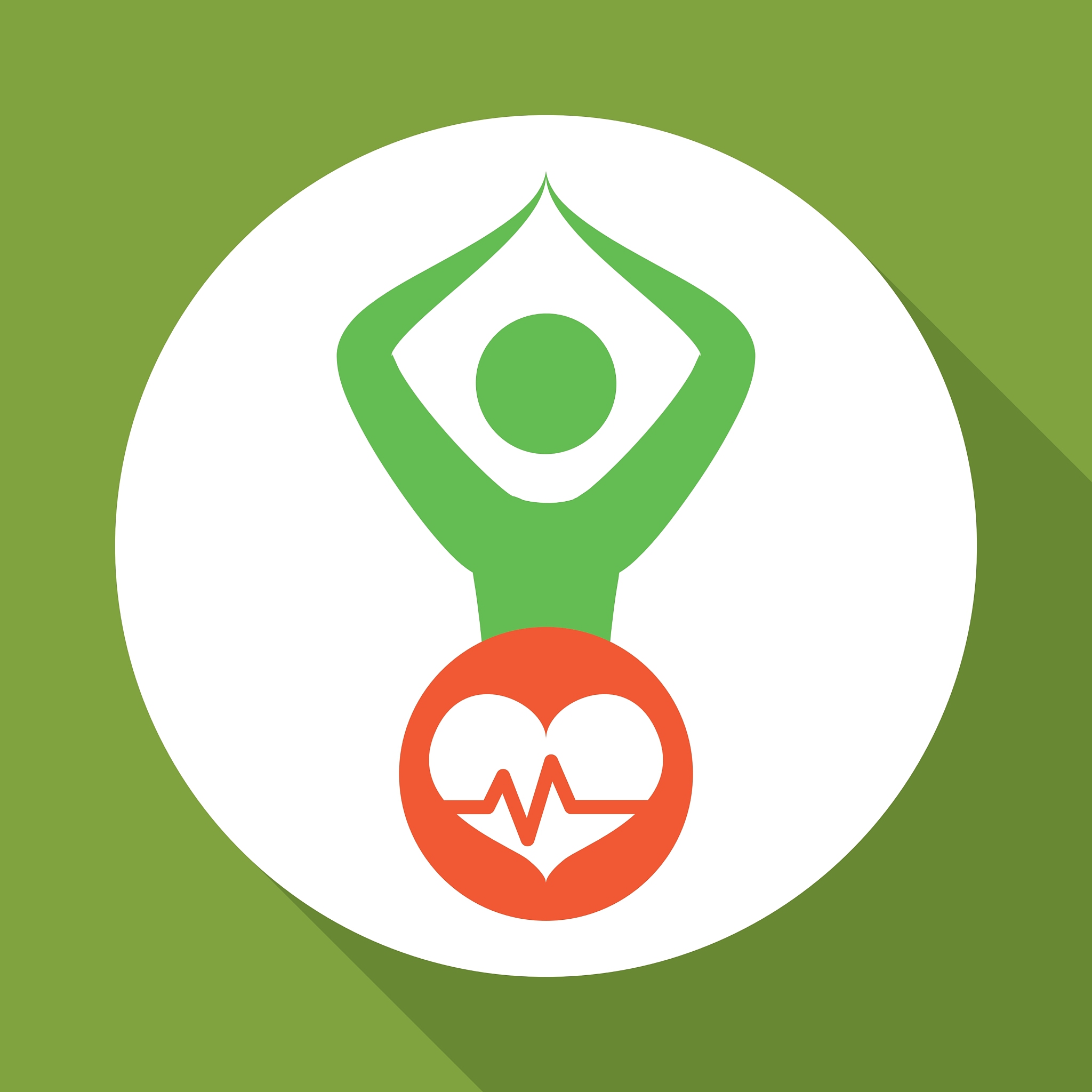 healthy lifestyle design bodycare icon isolated
