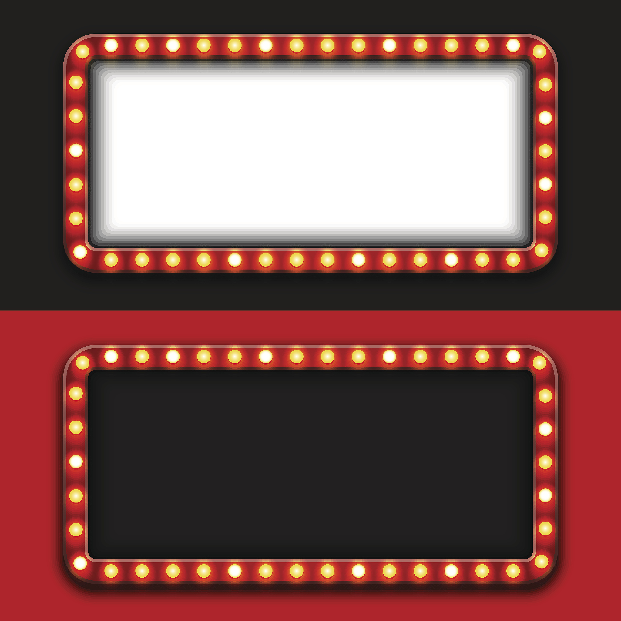 vector modern retro billboard background