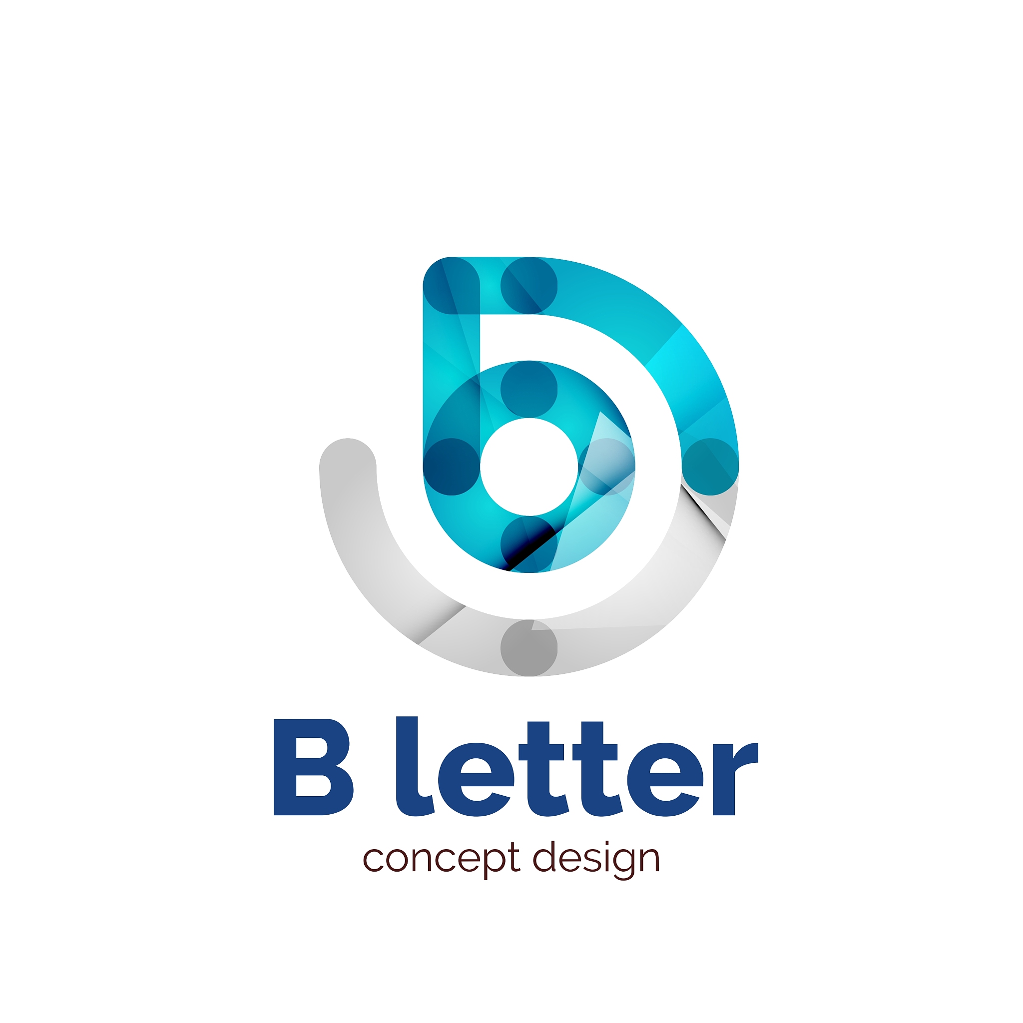 modern minimalistic letter concept logo