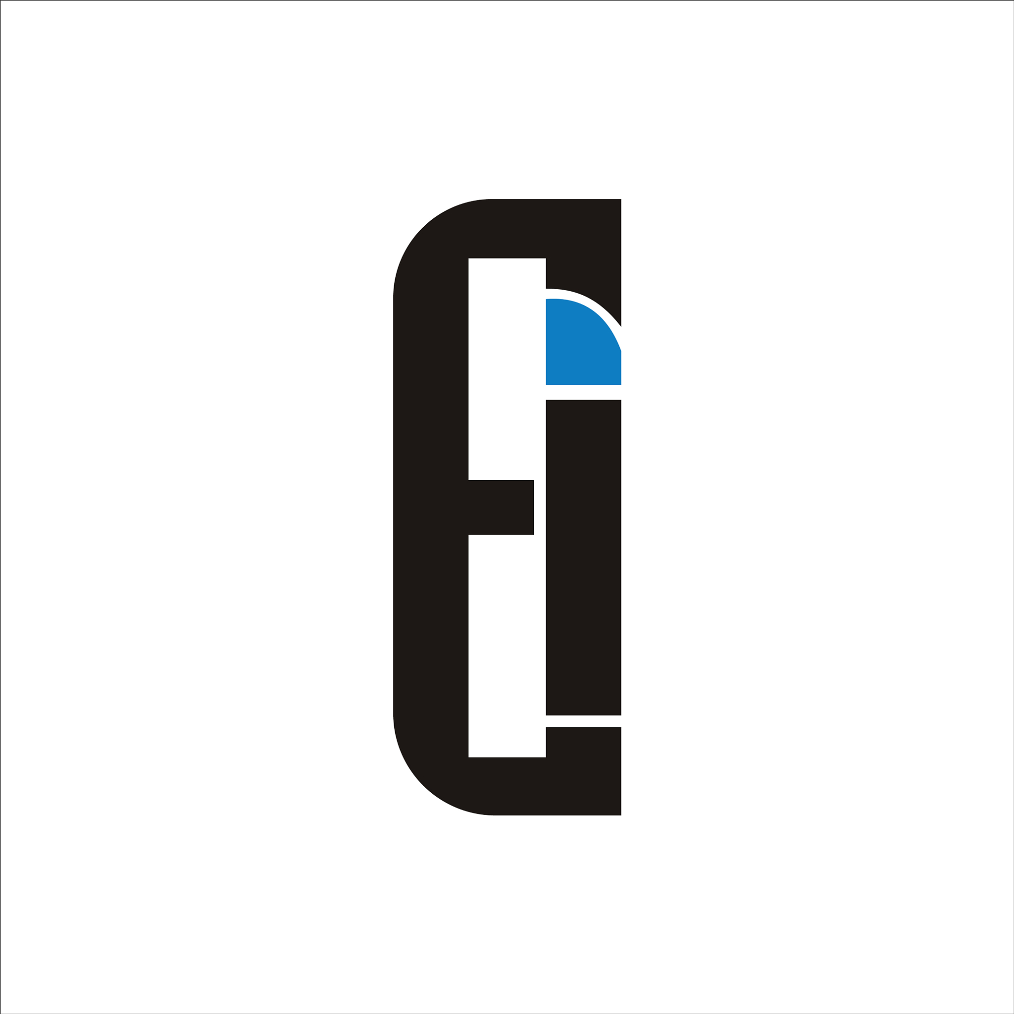 initial letter ei or ie logo design template