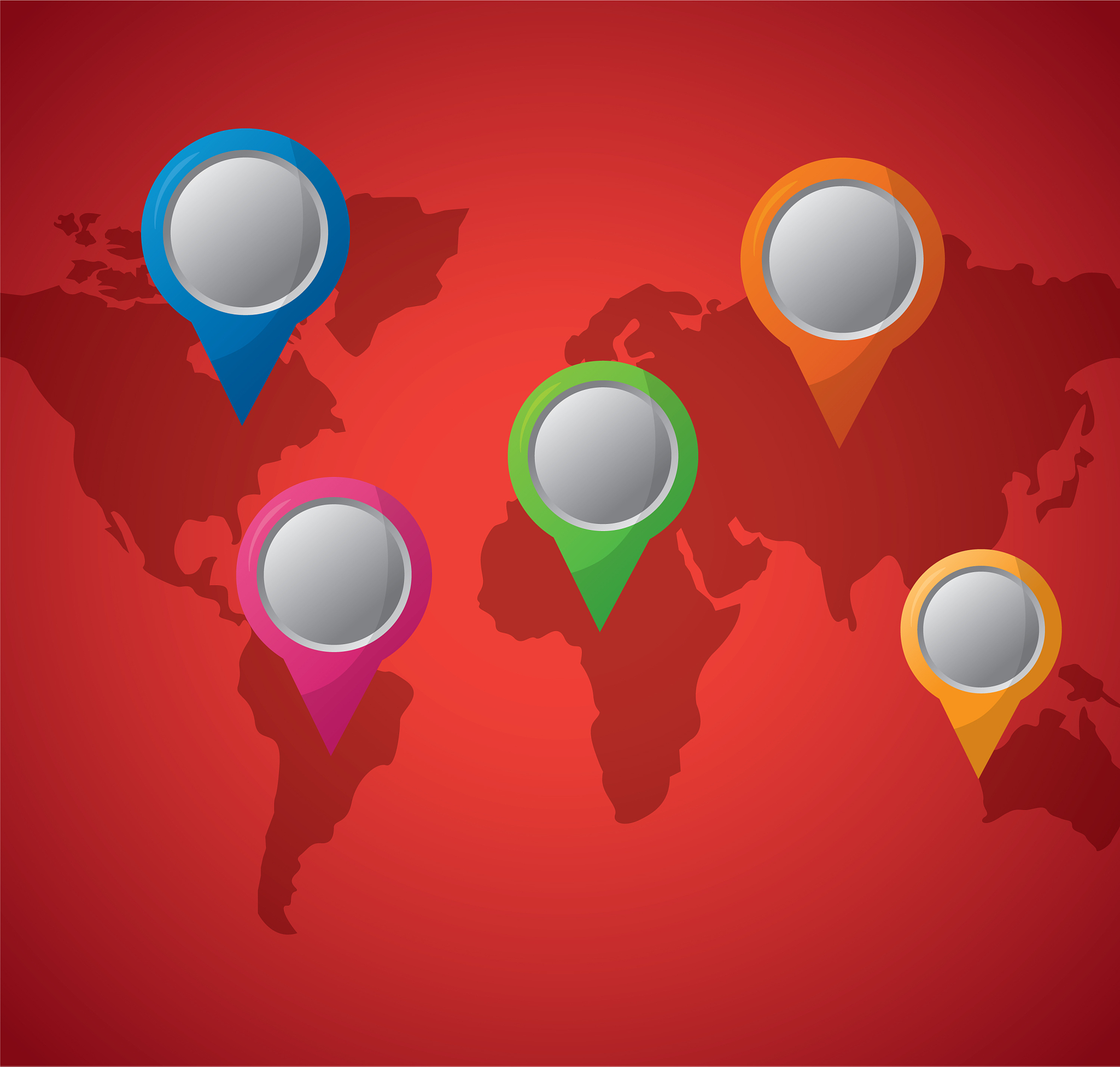 HTML 地图按钮示例：随机位置，无标题，点击显示名称