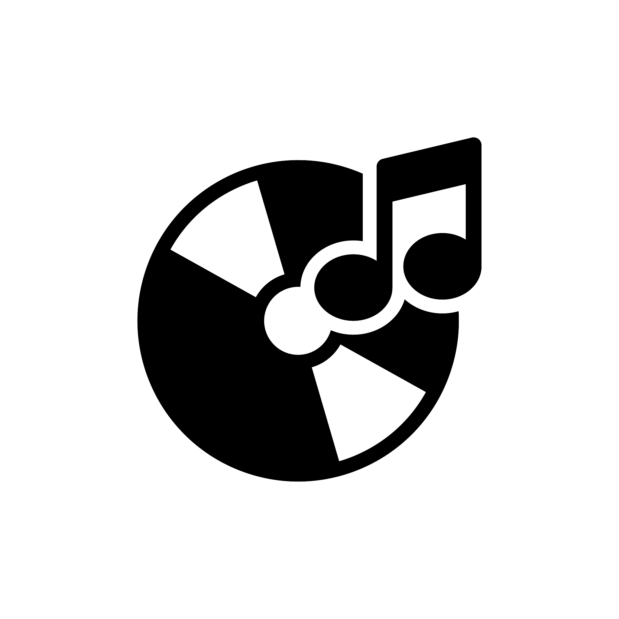 cd icon flat vector template design trendy