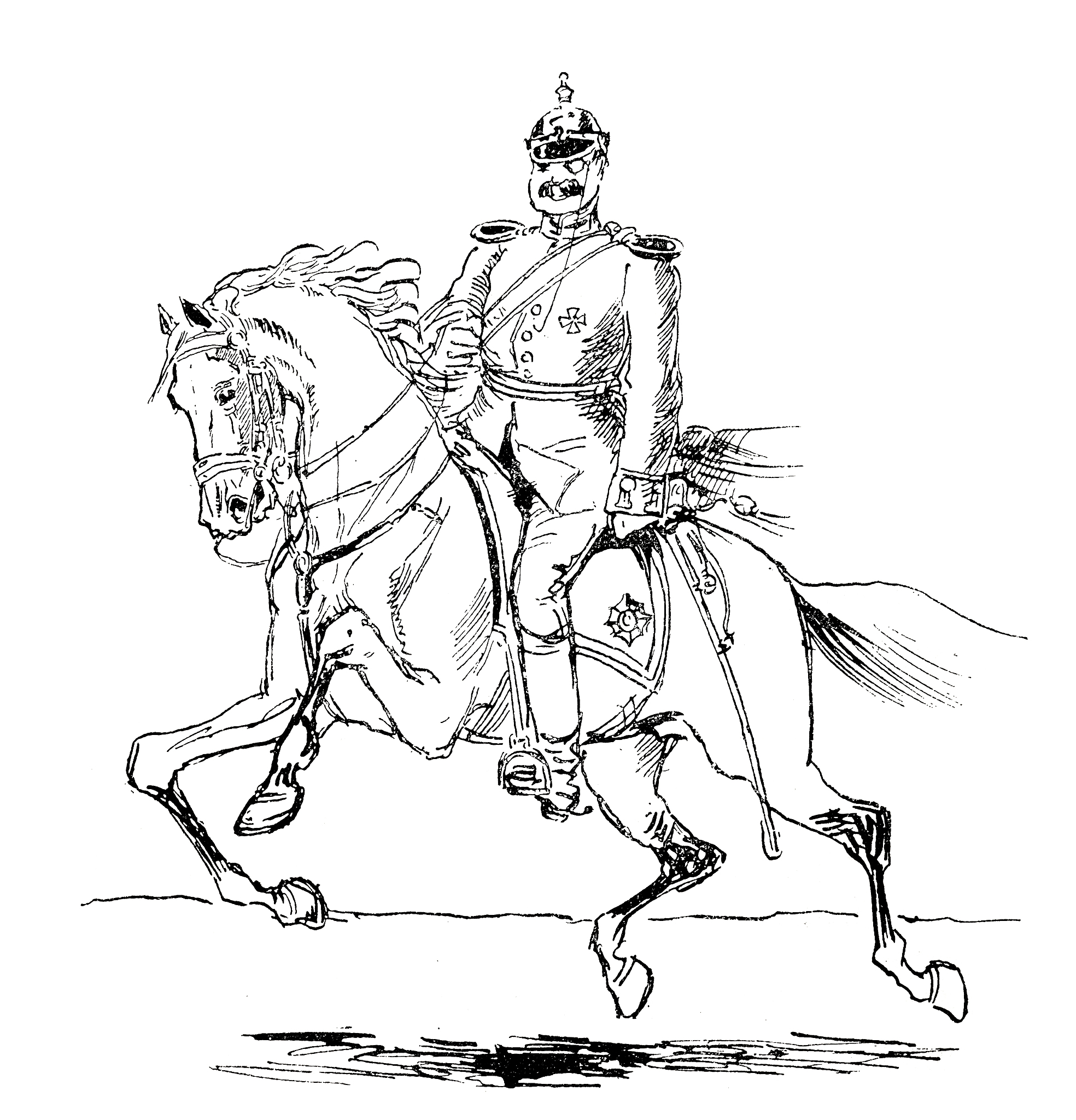 officer riding a horse