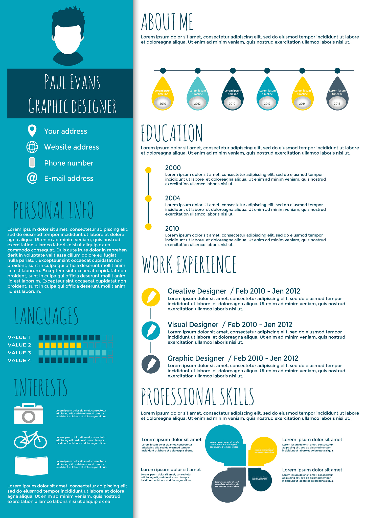 写一份电子信息工程在校学习简历及表现