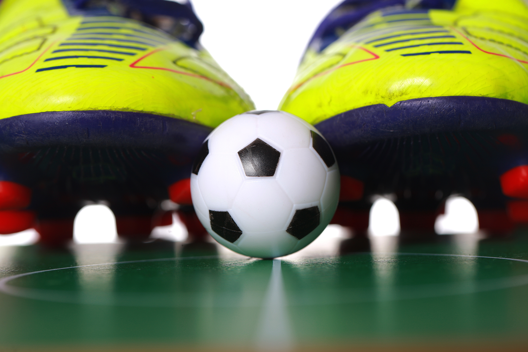 soccer shoes and soccer ballsoccer shoes and soccer ball