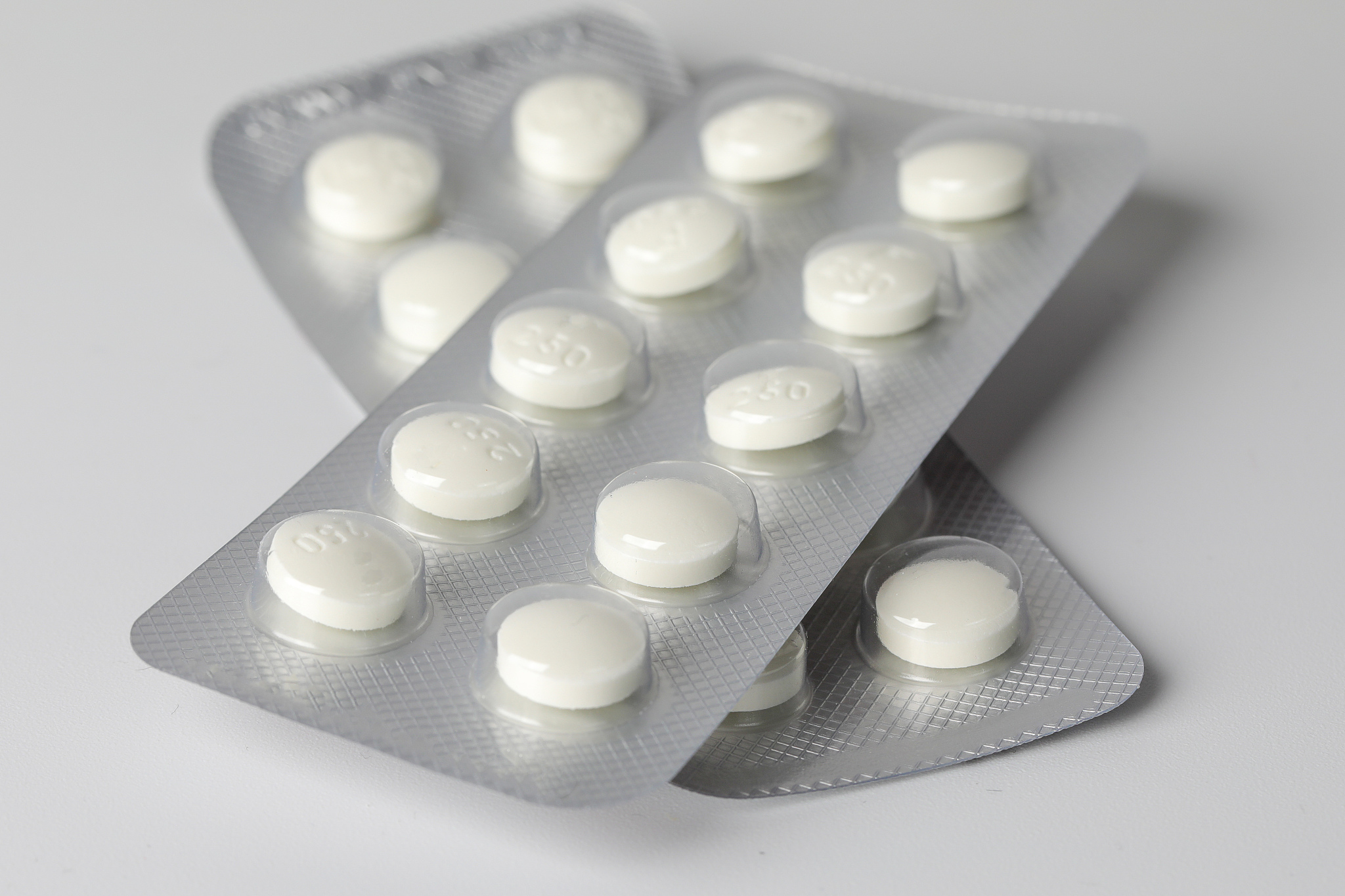 pharmaceuticals pills medicine on white background. capsule pill