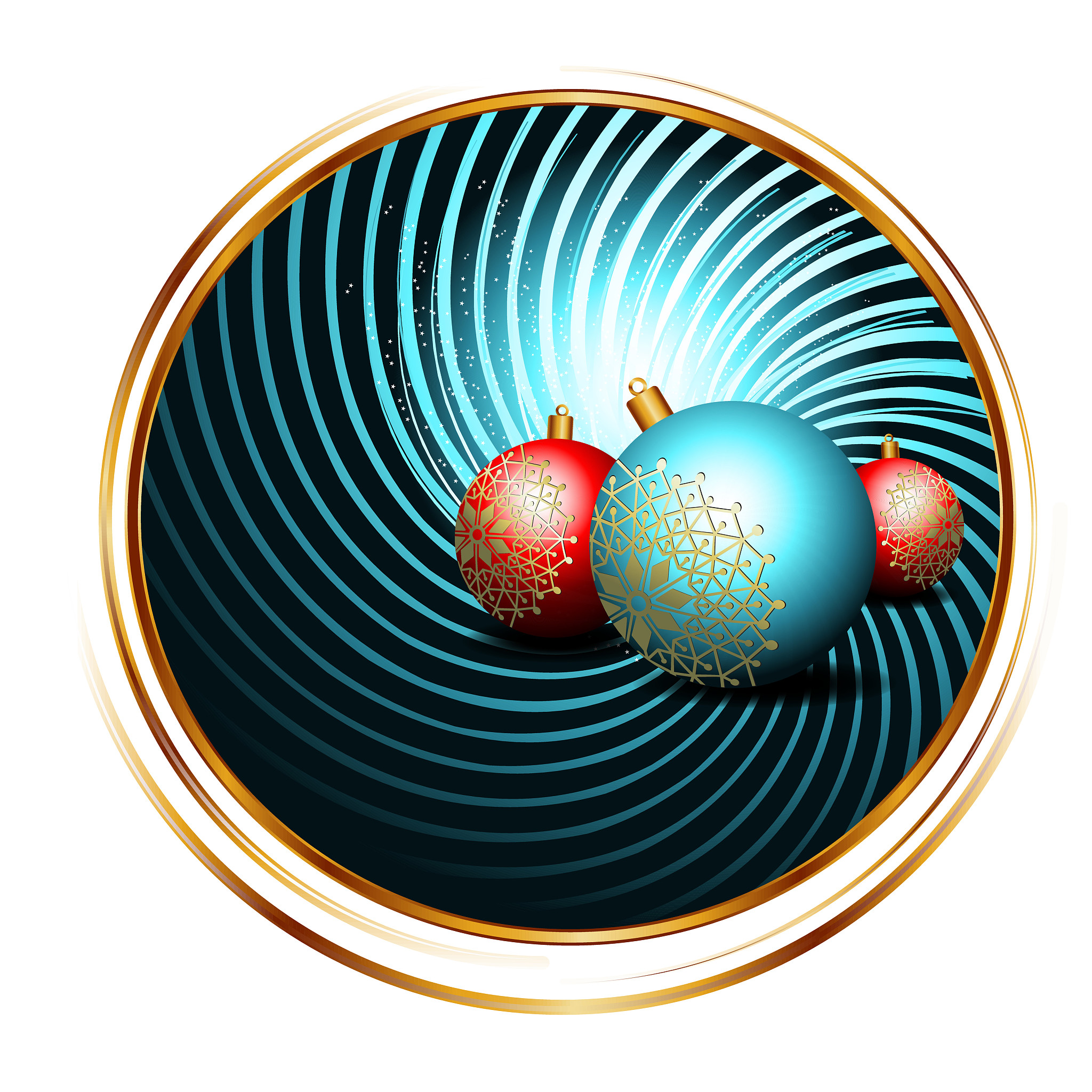 blue christmas background