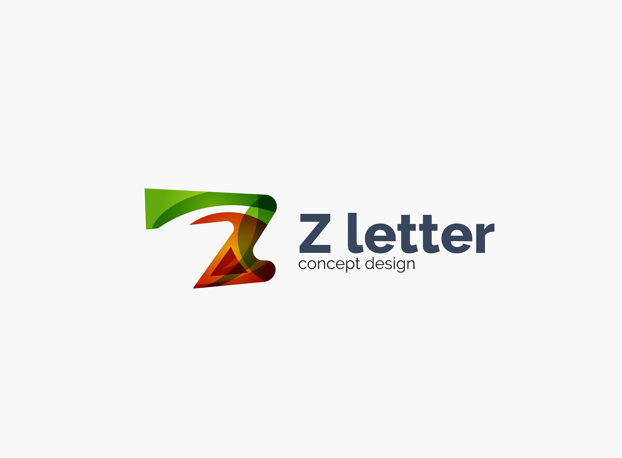 modern company z letter logo