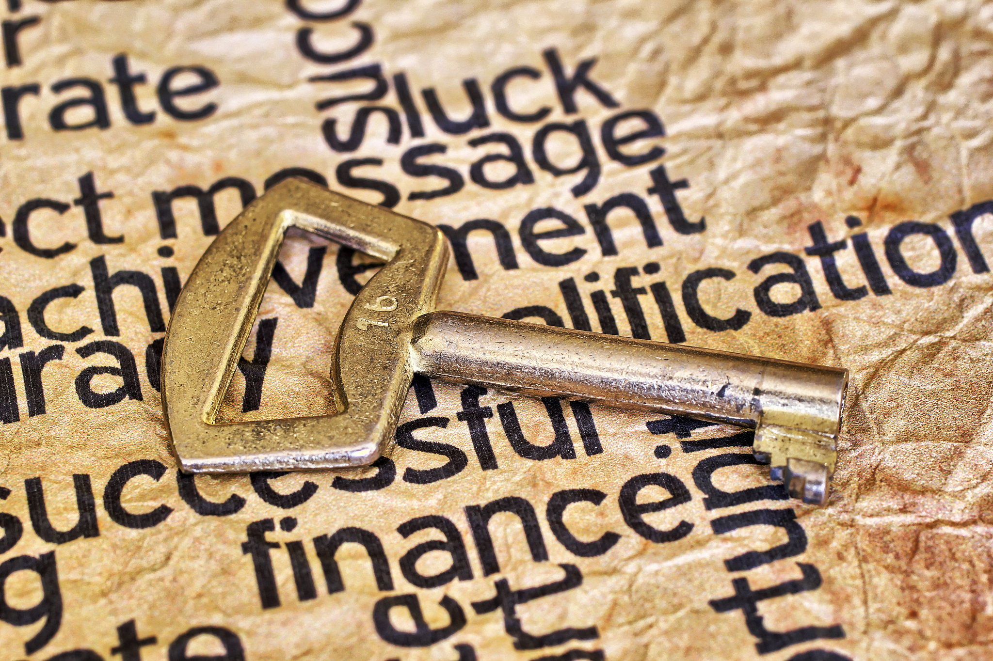 finance and golden key